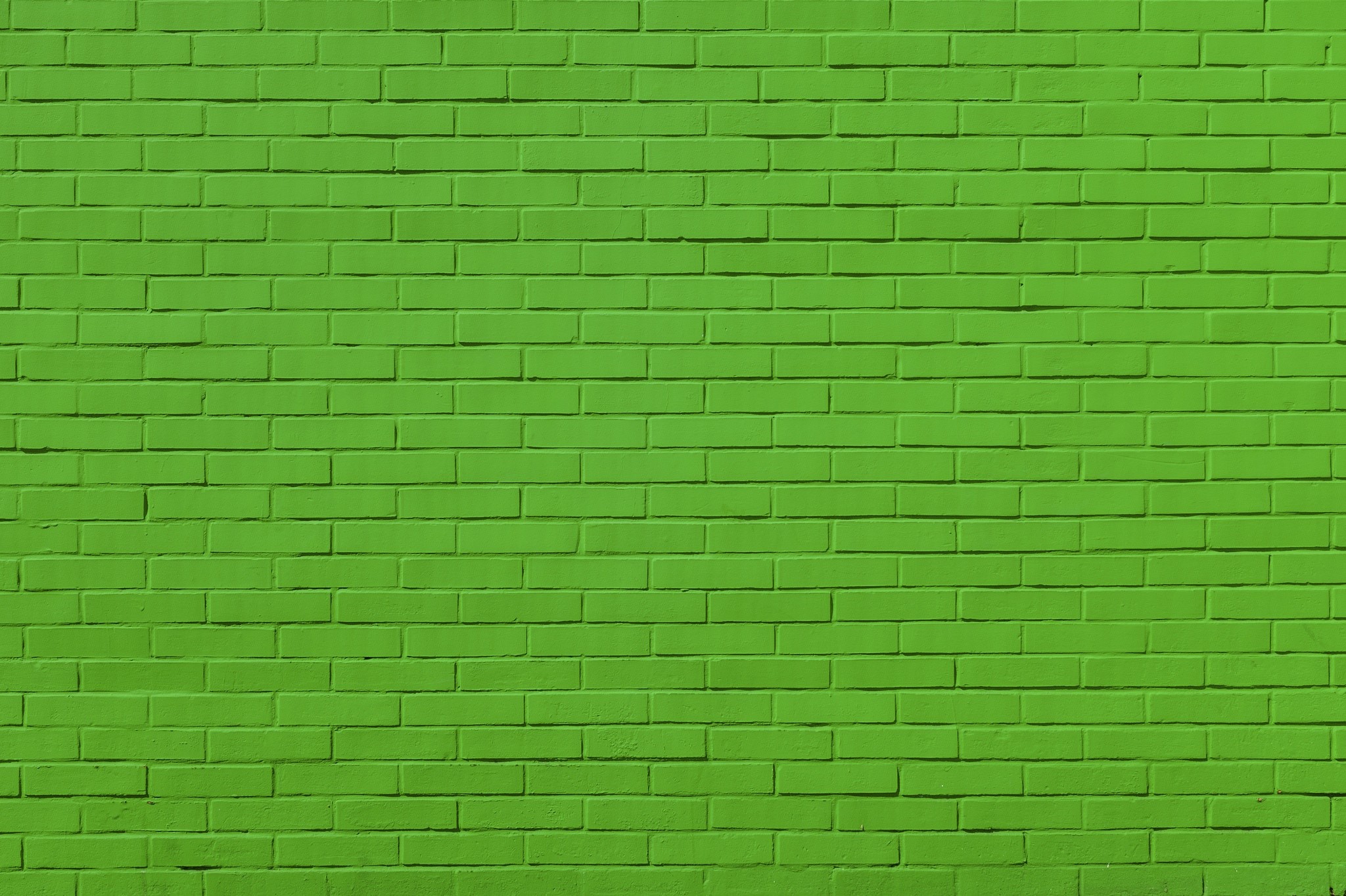 Green brick wall texture HD Wallpaper