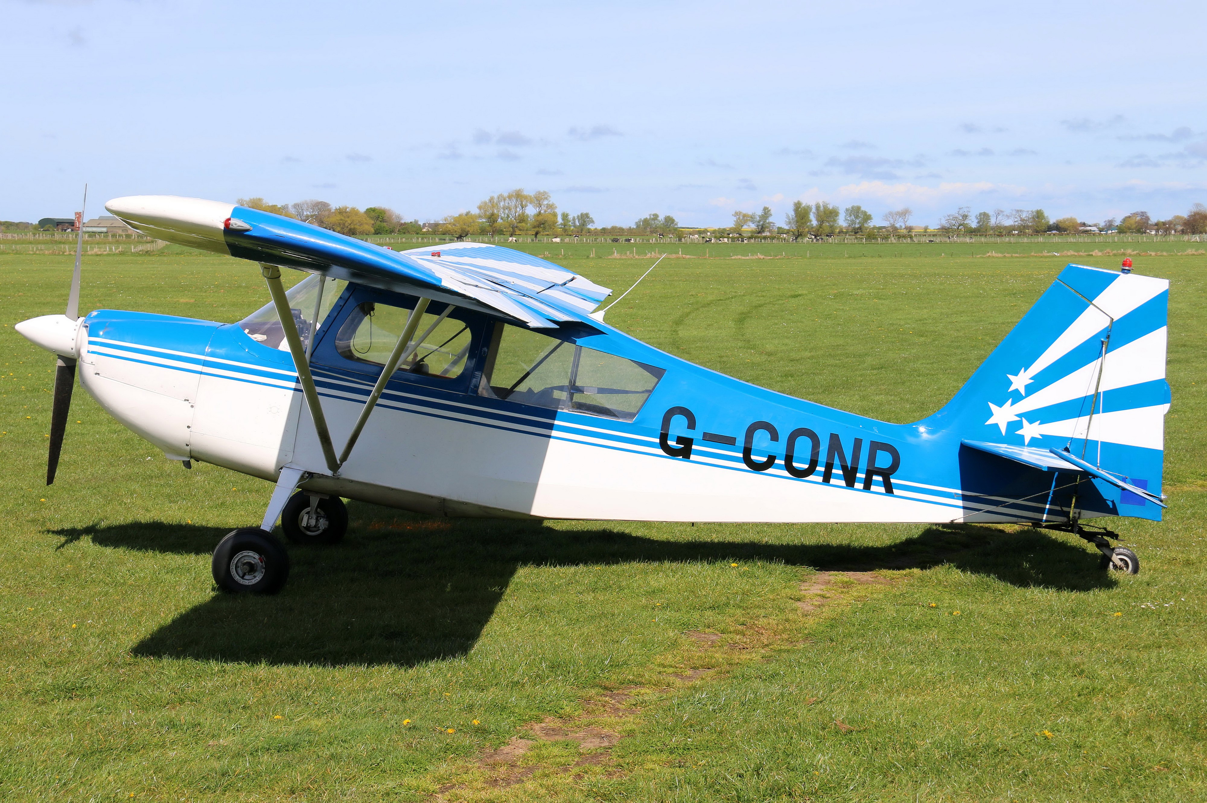 4K G-CONR Champion 7GCBC Citabria Airplane HD Wallpaper