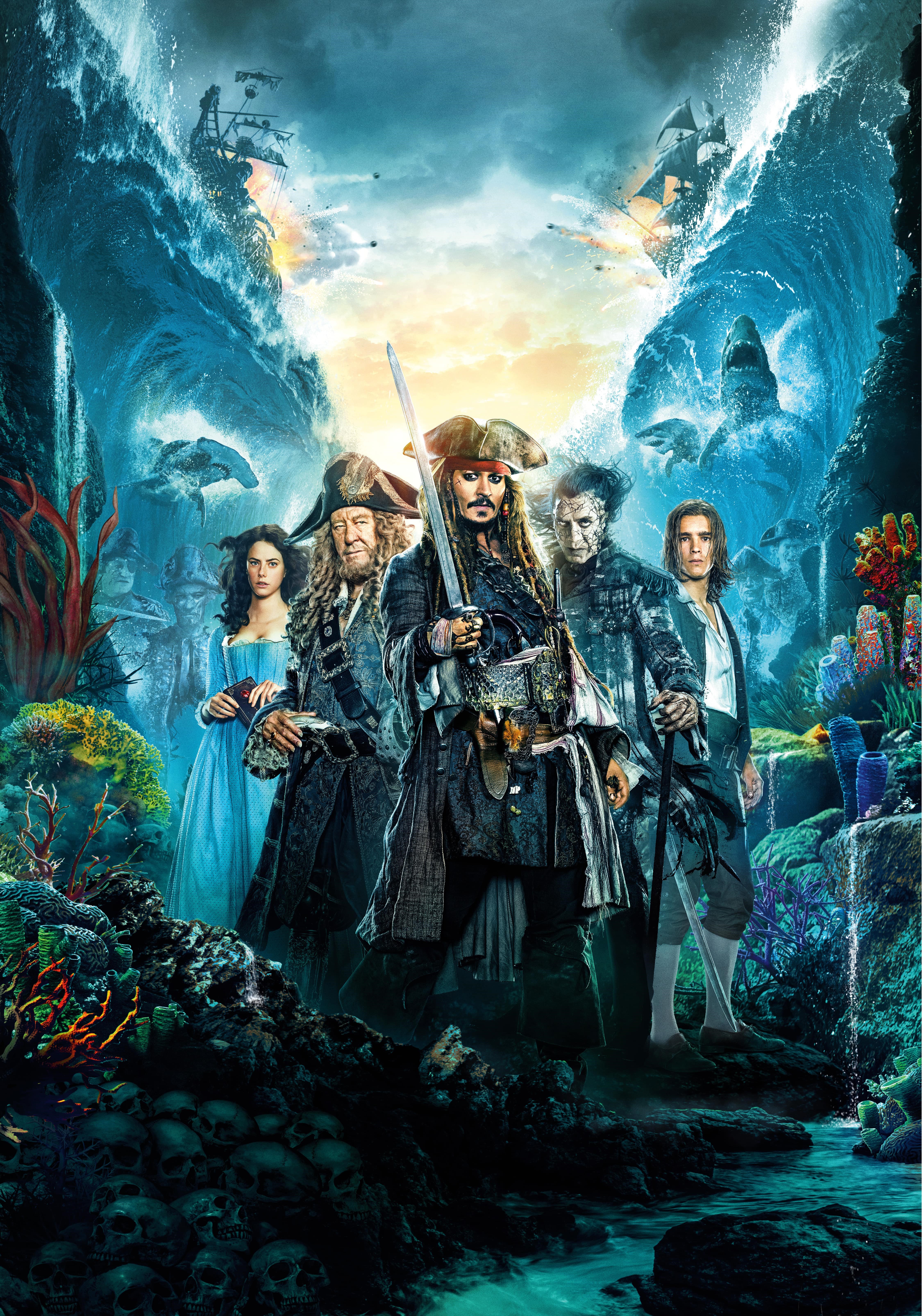 4K Pirates of the Caribbean: Dead Men Tell No Tales with Johnny Depp HD Phone Wallpaper