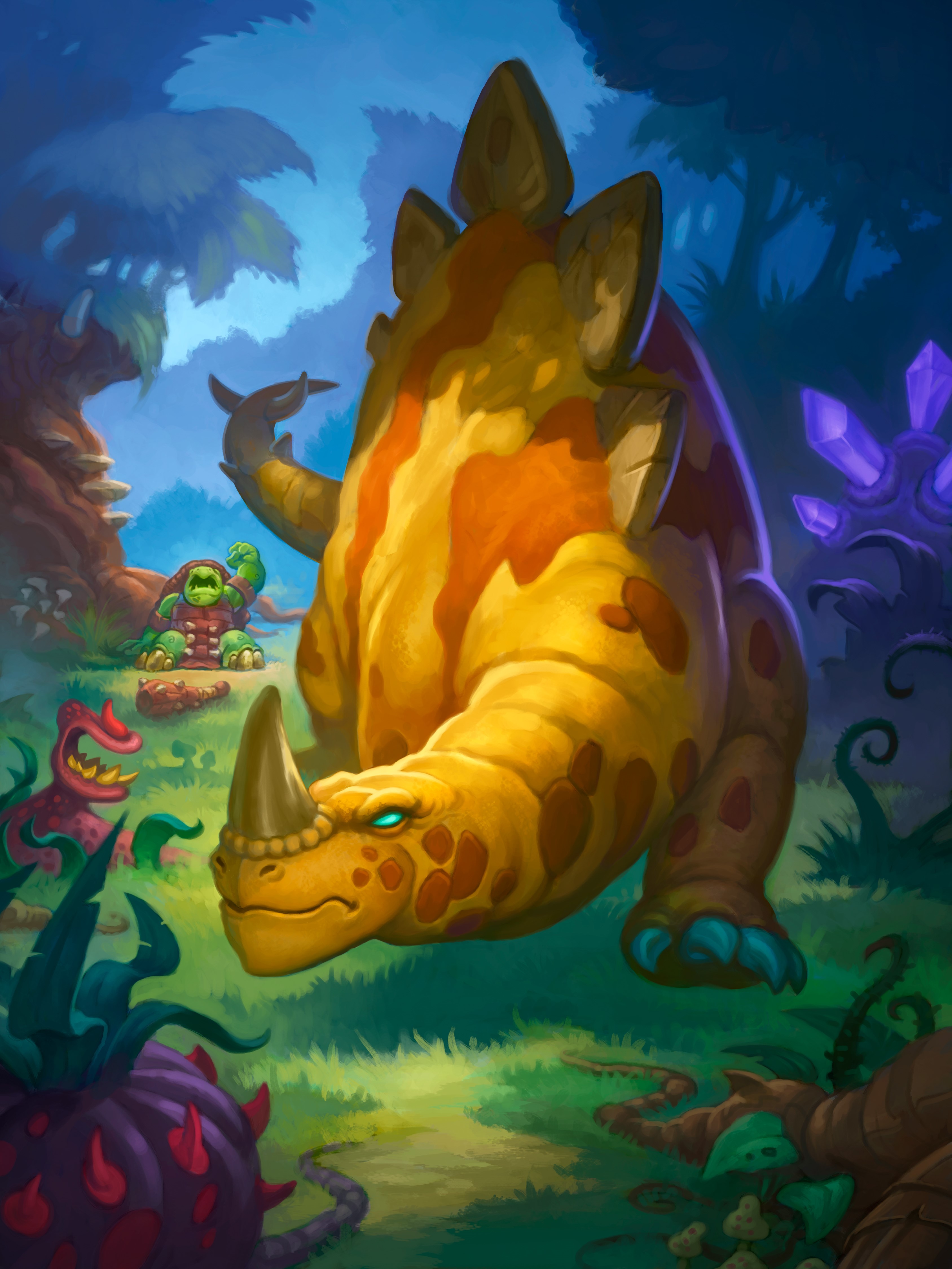 Stegodon from Hearthstone: Heroes of Warcraft HD Phone Wallpaper