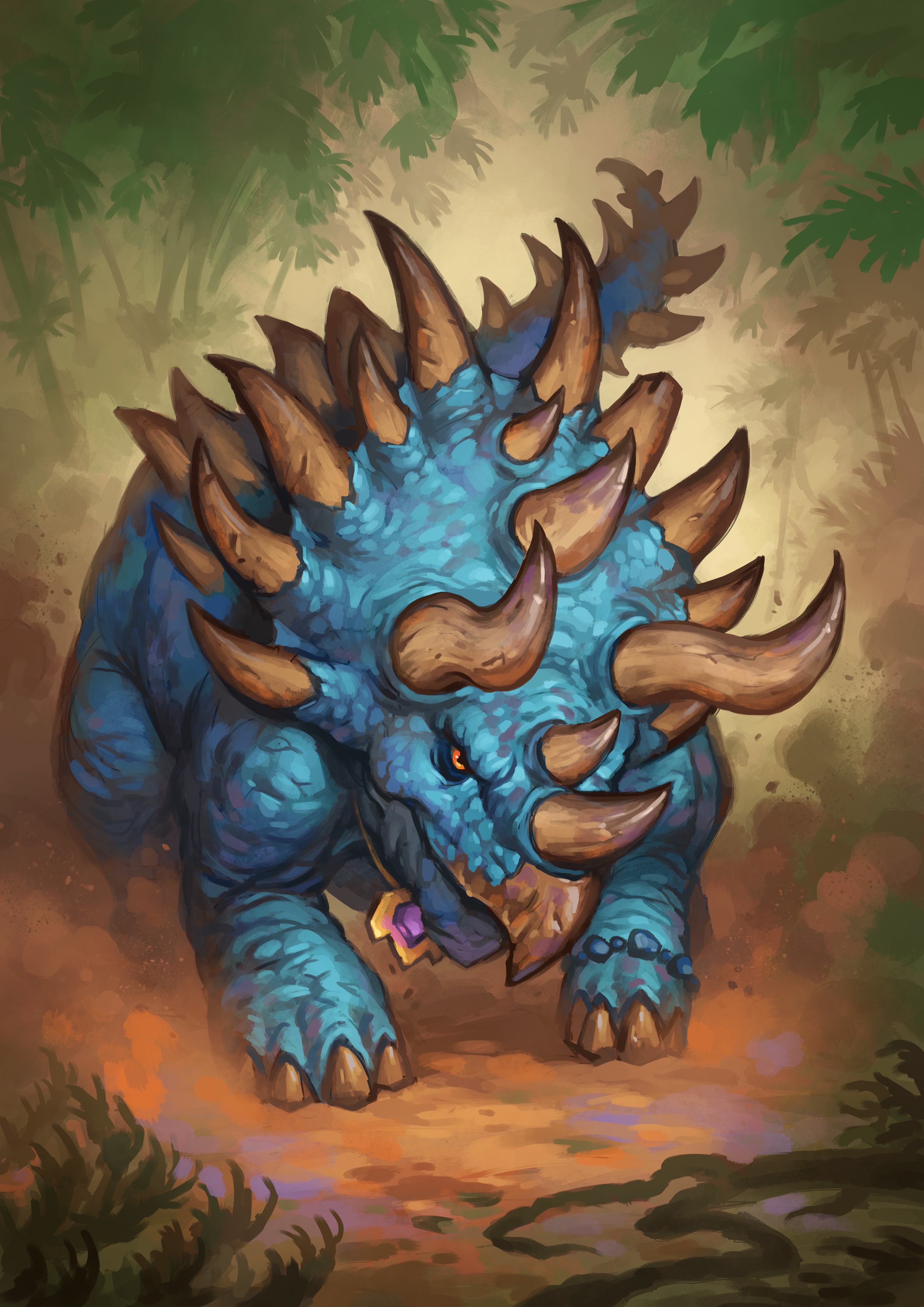 Direhorn Form from Hearthstone: Heroes of Warcraft HD Phone Wallpaper