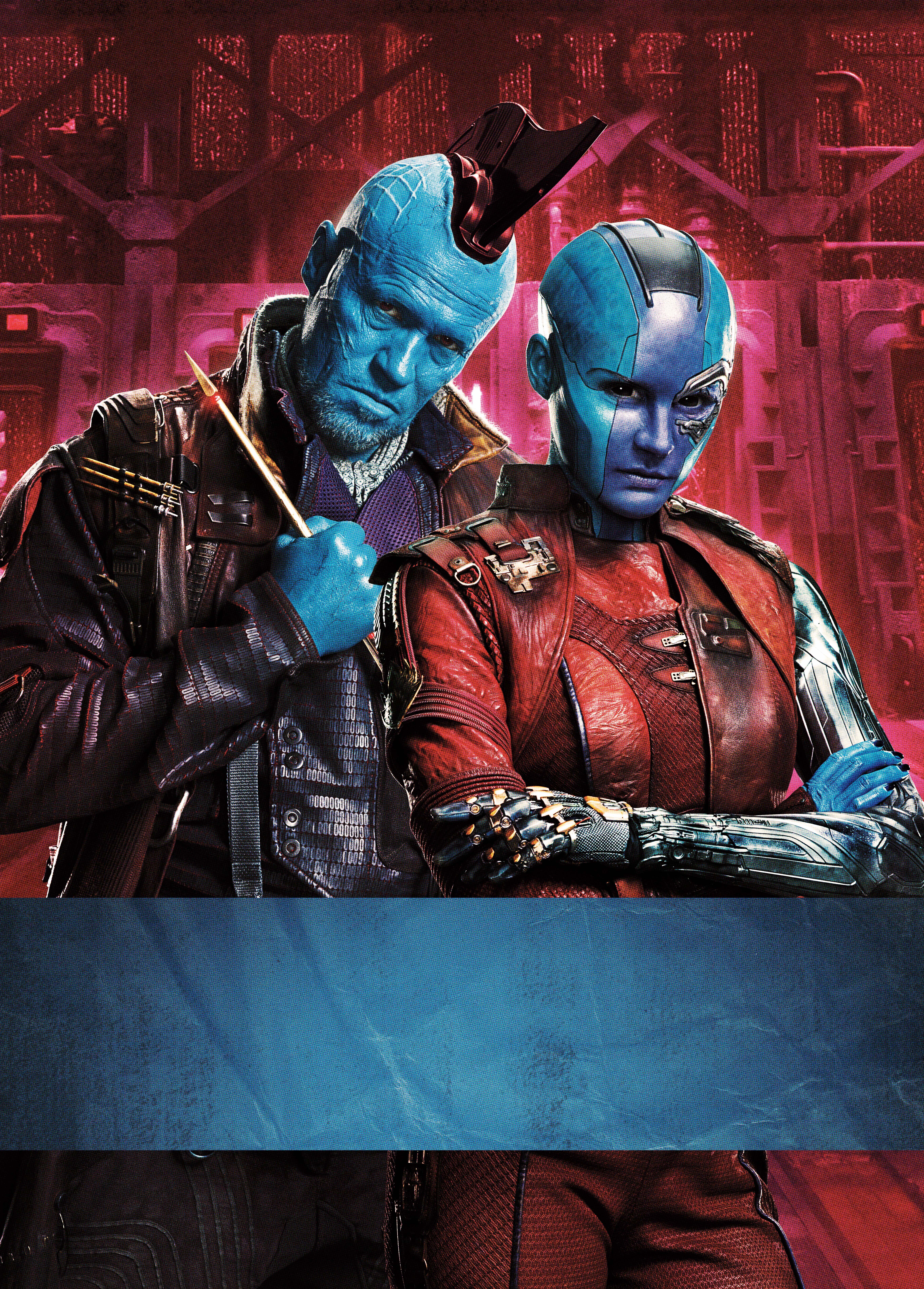 Yondu and Nebula from Guardians of the Galaxy Vol. 2 HD Phone Wallpaper