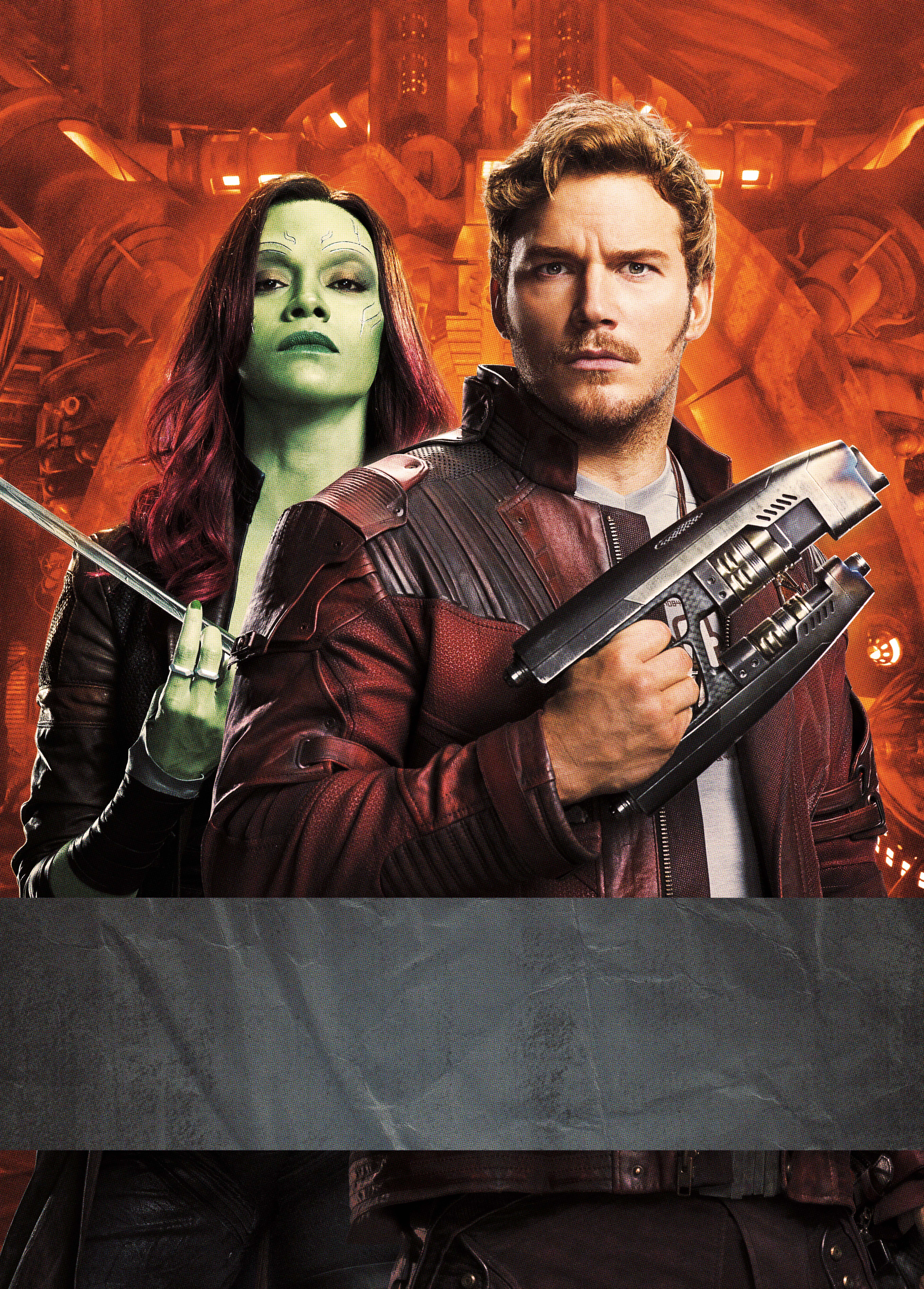 Star-Lord and Gamora from Guardians of the Galaxy Vol. 2 HD Phone Wallpaper