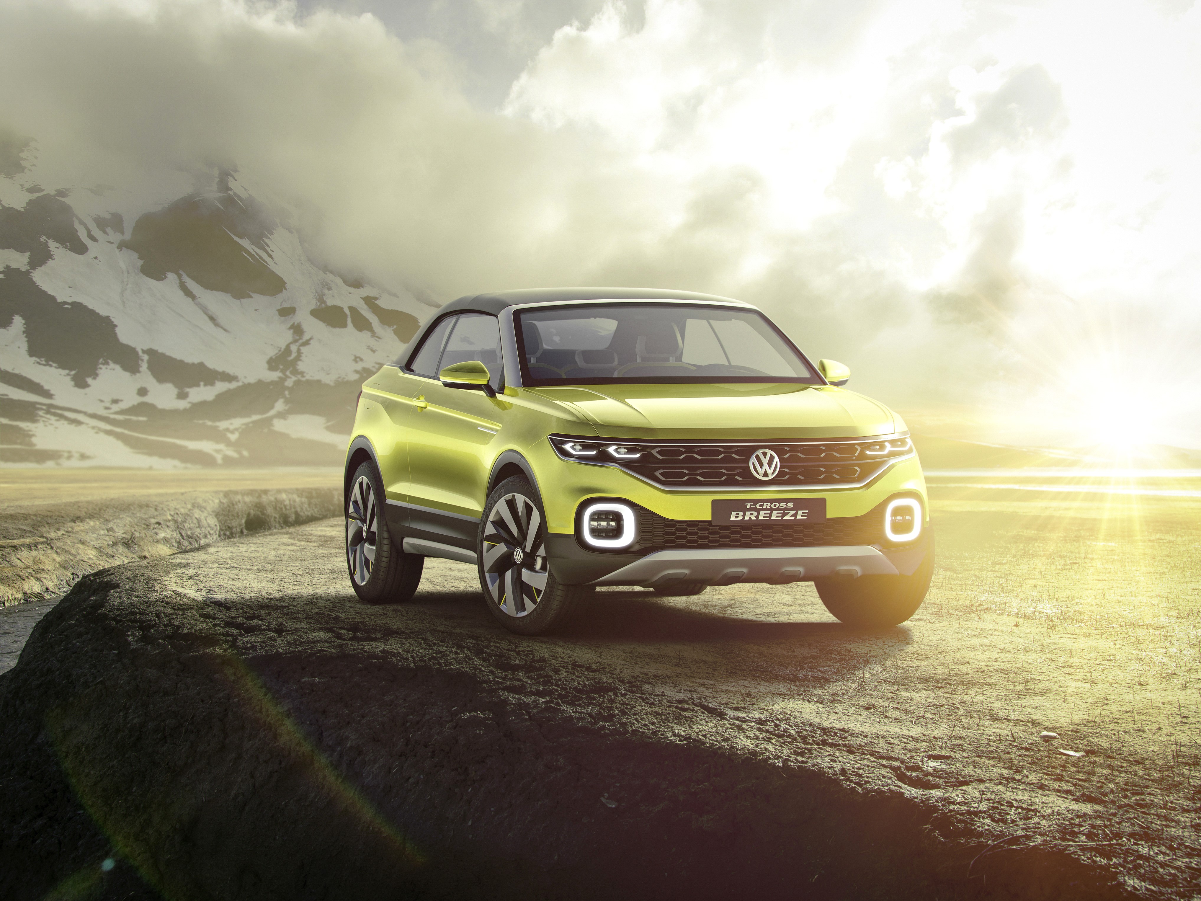 Volkswagen T-Cross Breeze Concept car HD Wallpaper