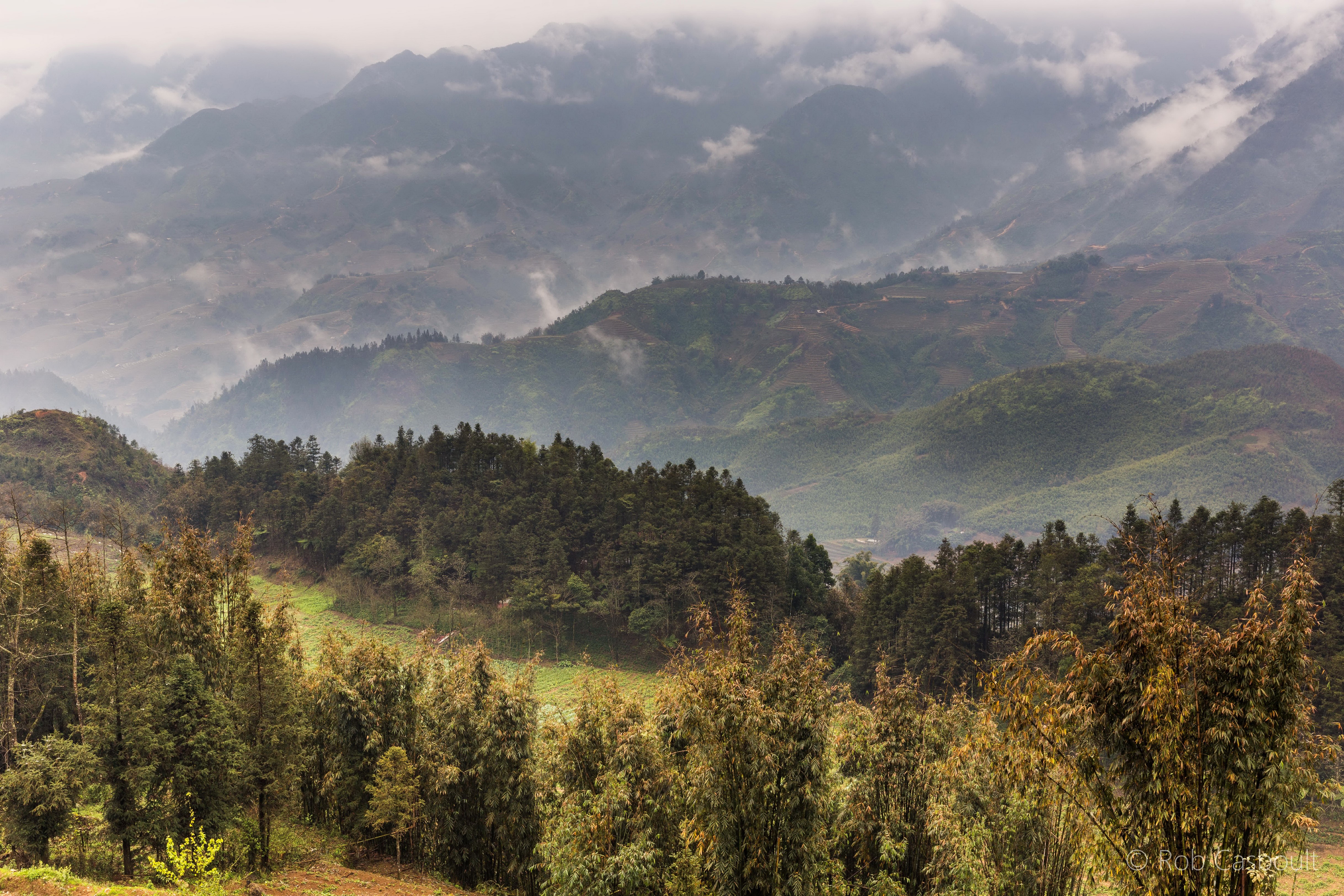 4K Forests and Hills in Sa Pa, Vietnam HD Wallpaper