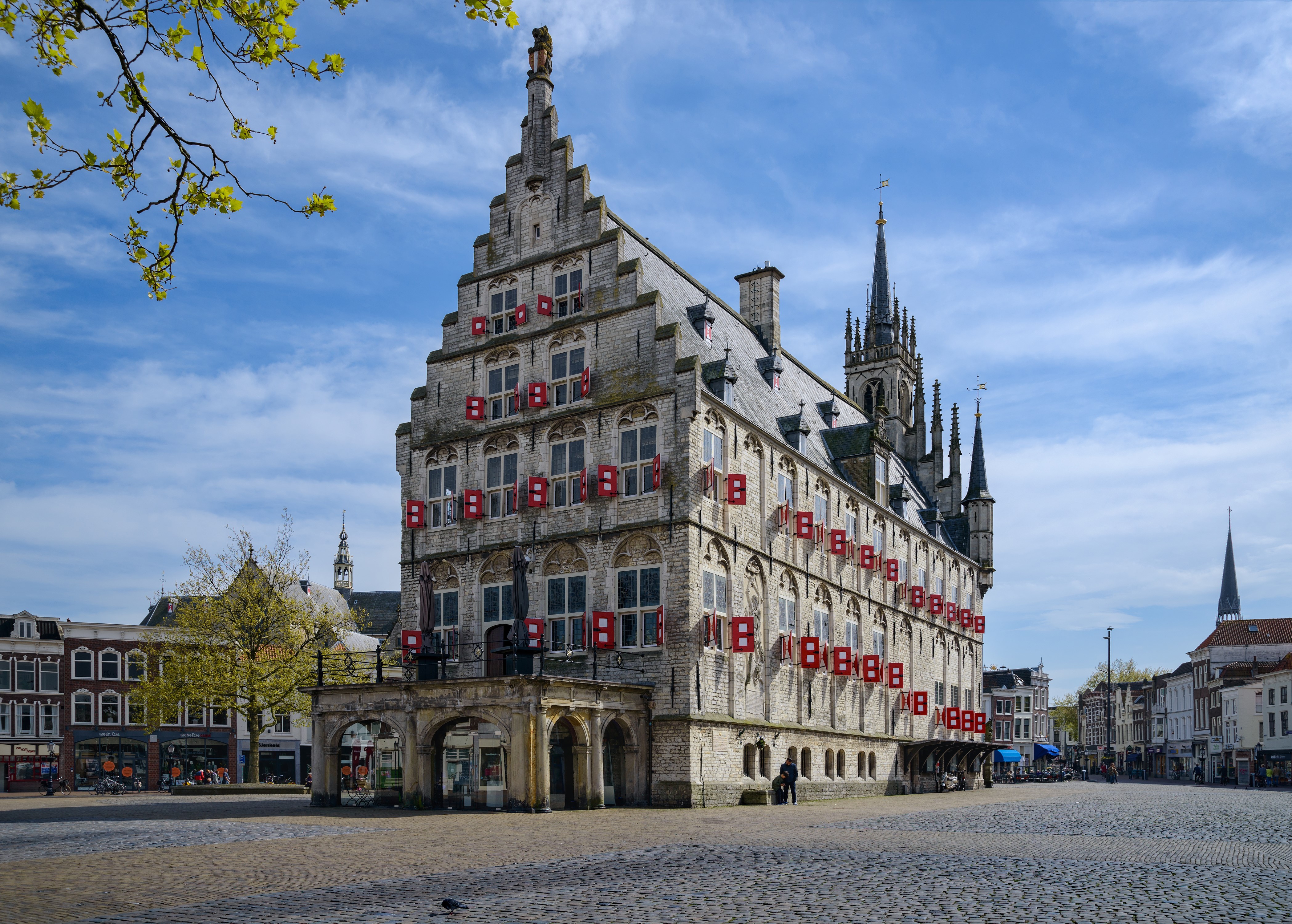 Gouda City Hall, Netherlands HD Wallpaper