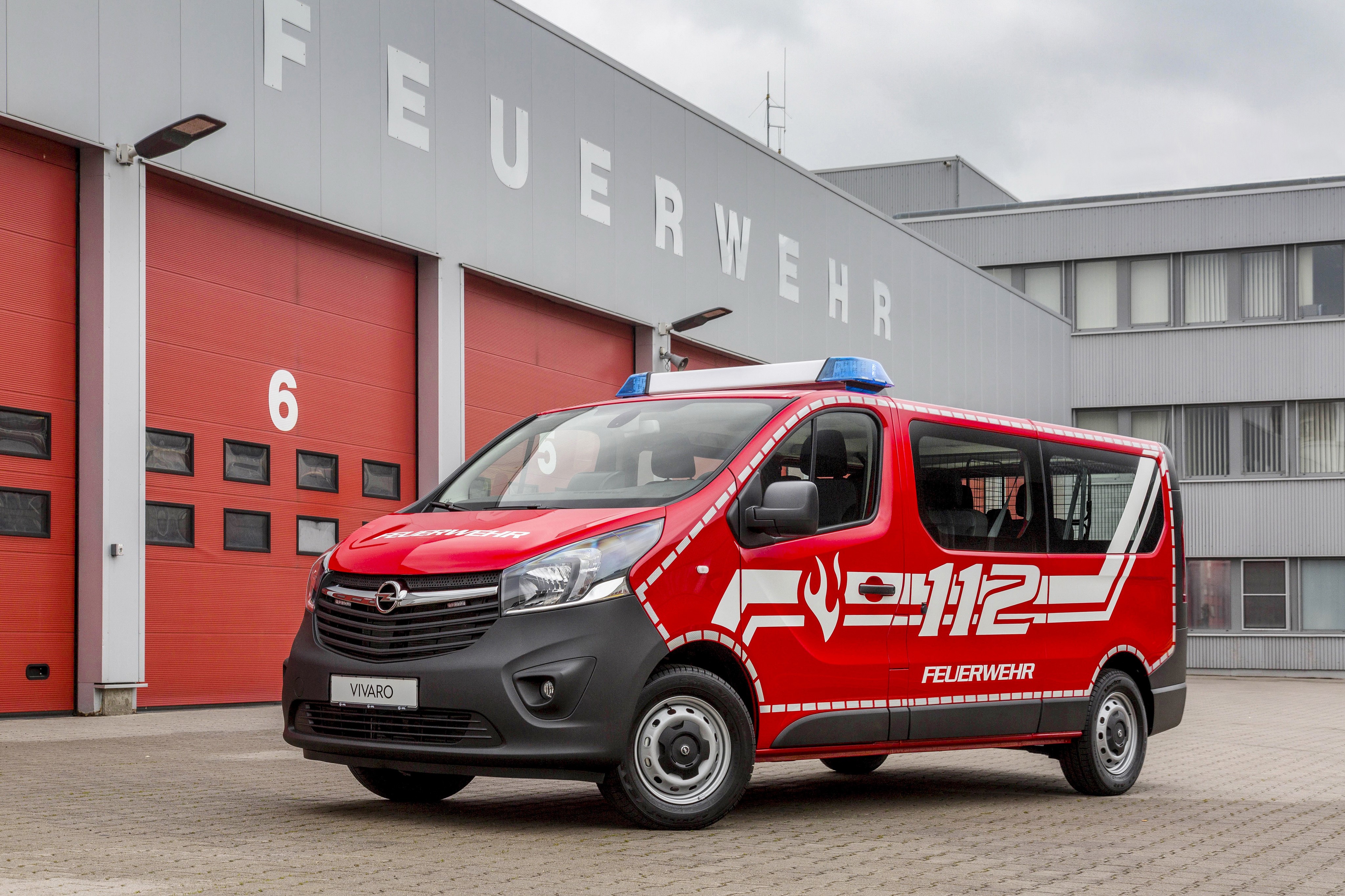 2017 Opel Vivaro Combi Feuerwehr HD Wallpaper