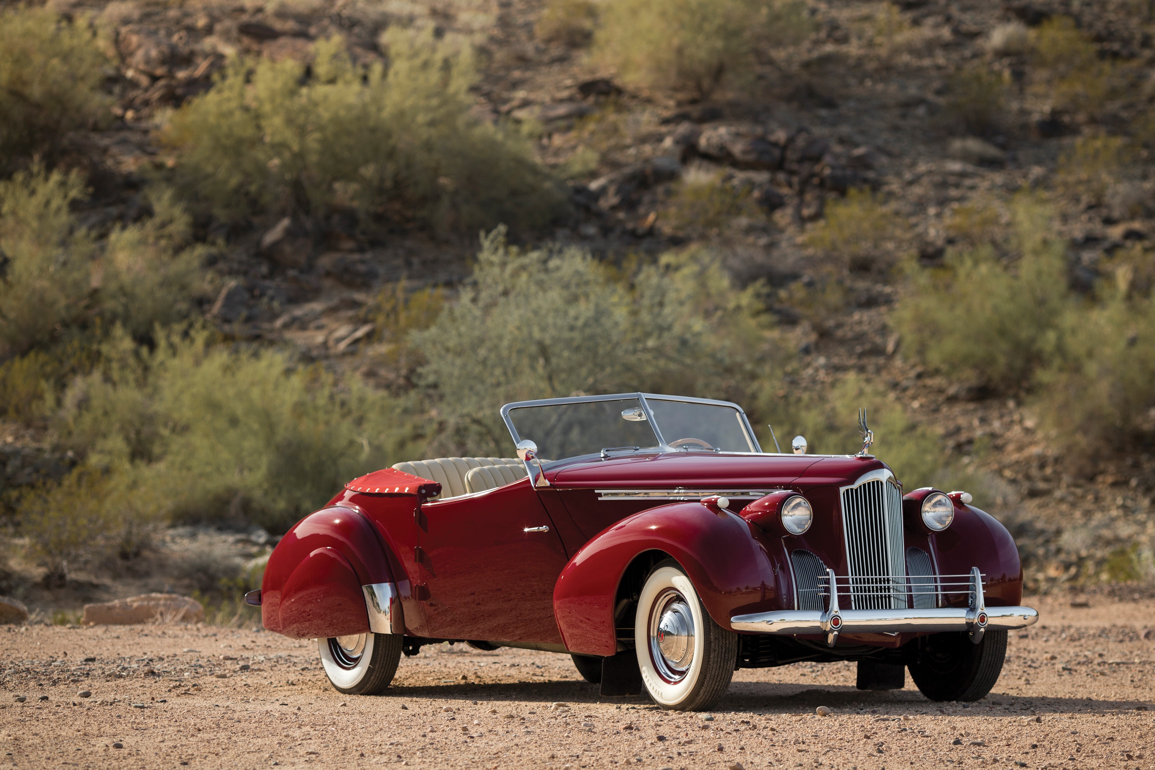 1940 Packard 120 Convertible Victoria by Darrin HD Wallpaper