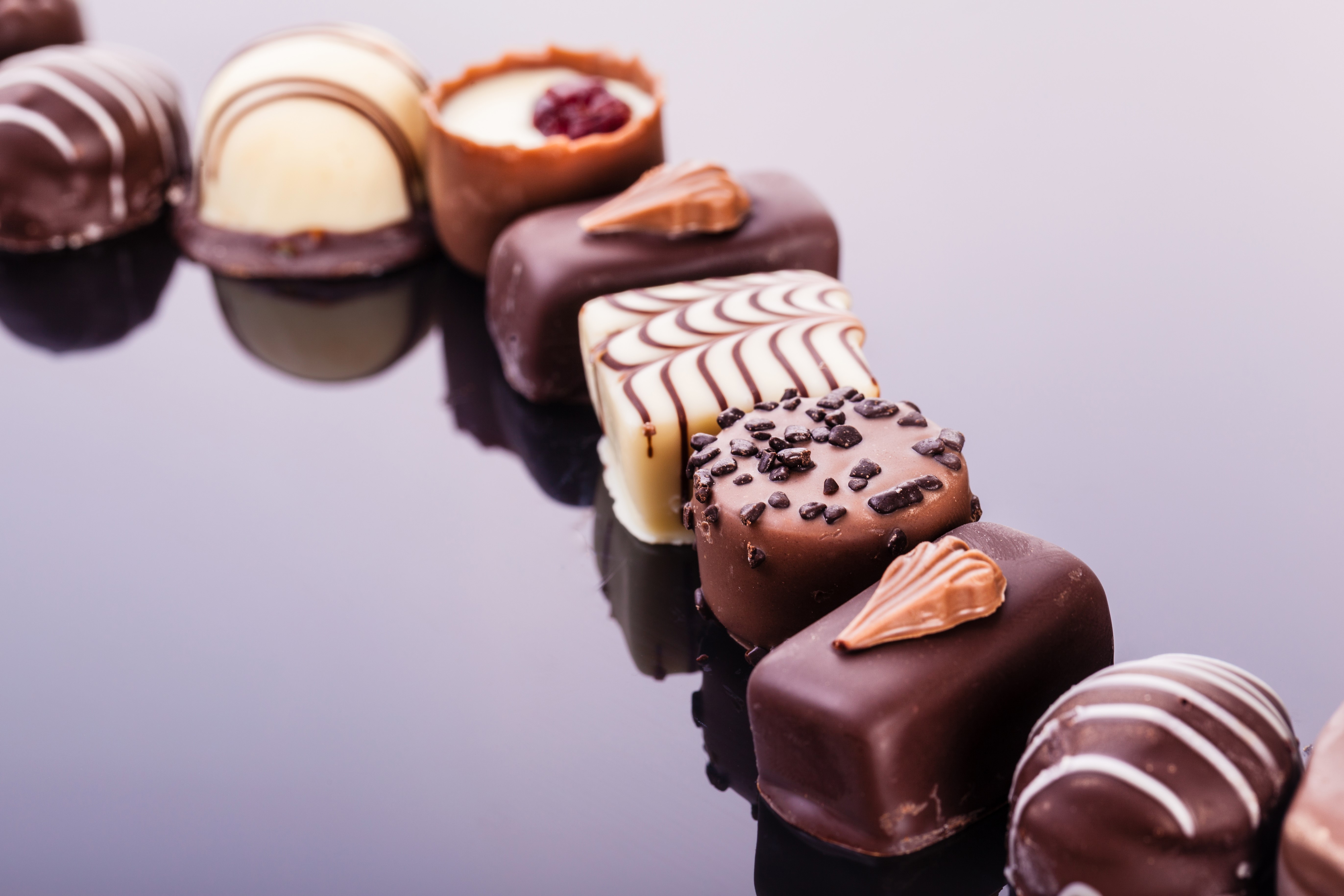 Assortment of Chocolates HD Wallpaper