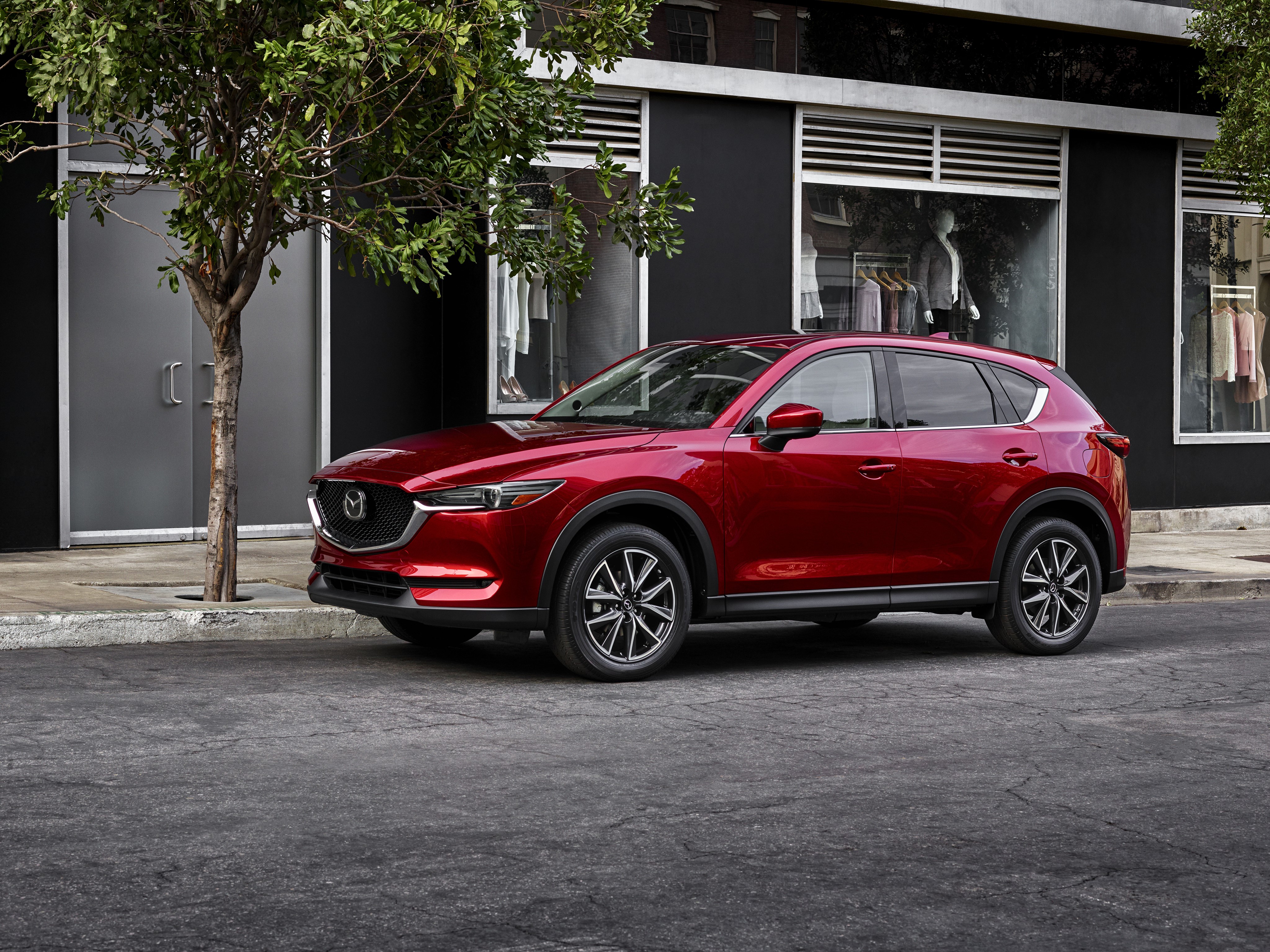 Red 2017 Mazda CX-5 Metallic HD Wallpaper