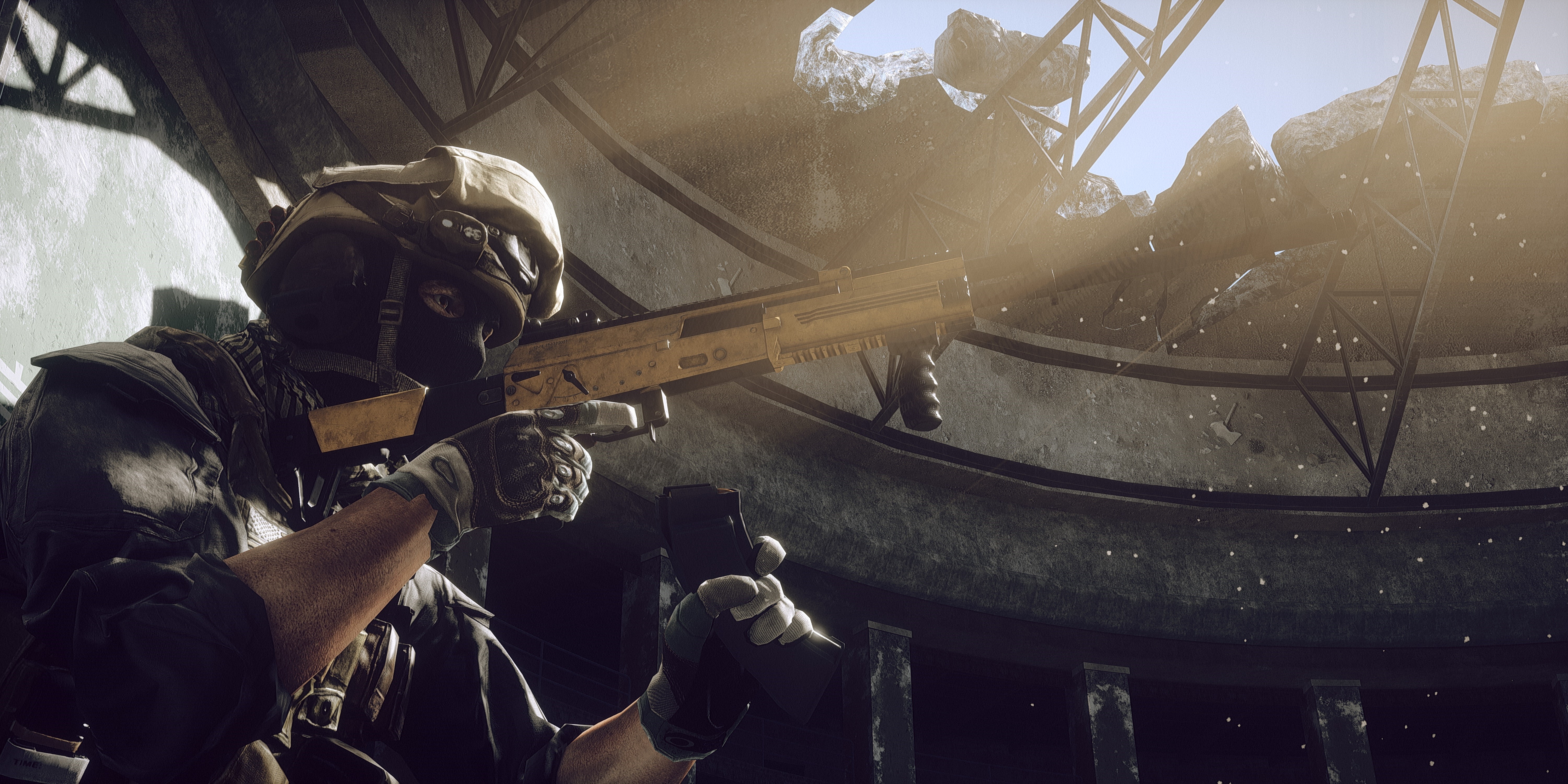 Soldier with Assault Rifle in Battlefield 4 HD Wallpaper