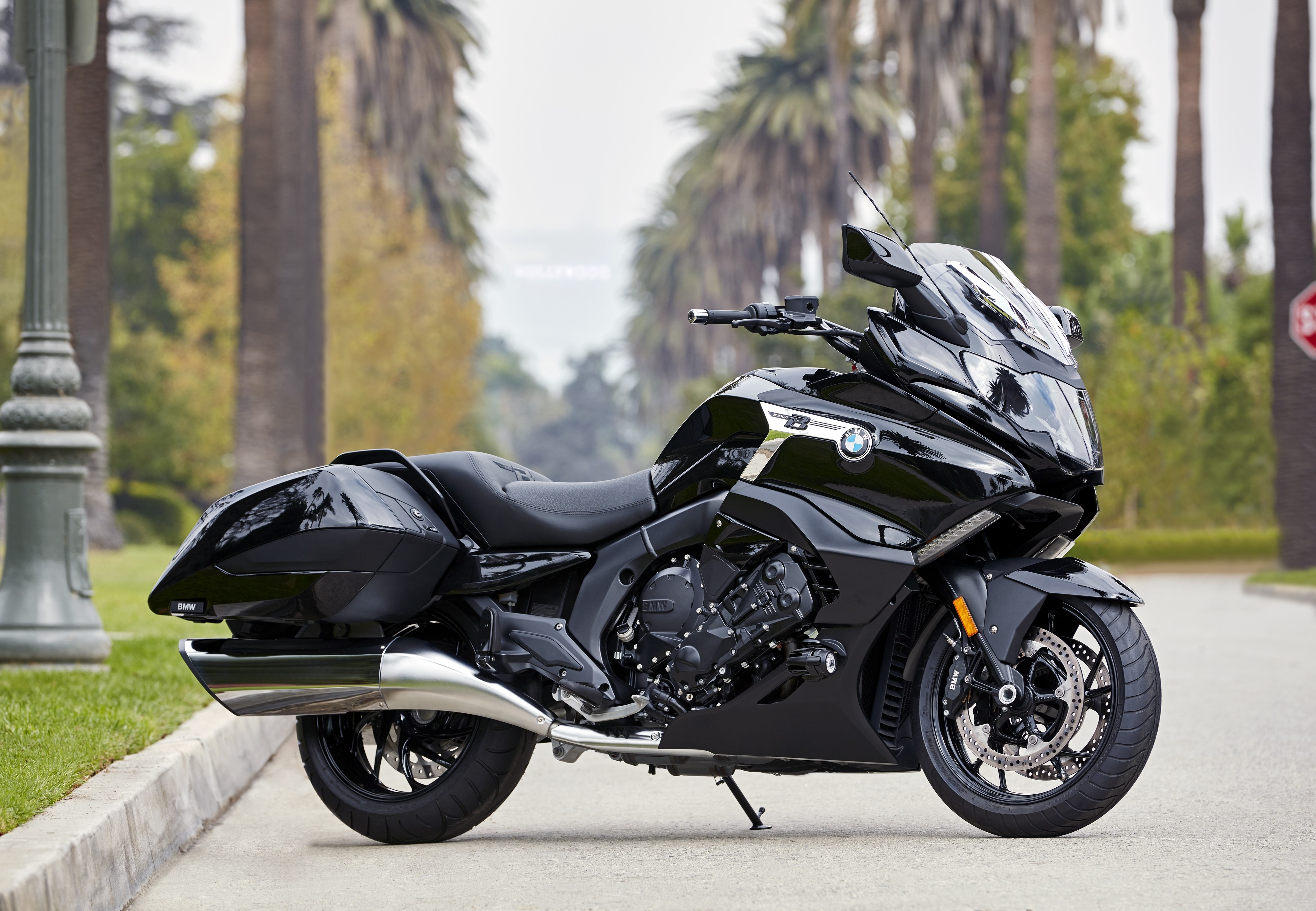 4K 2016 BMW K 1600 B Motorcycle HD Wallpaper
