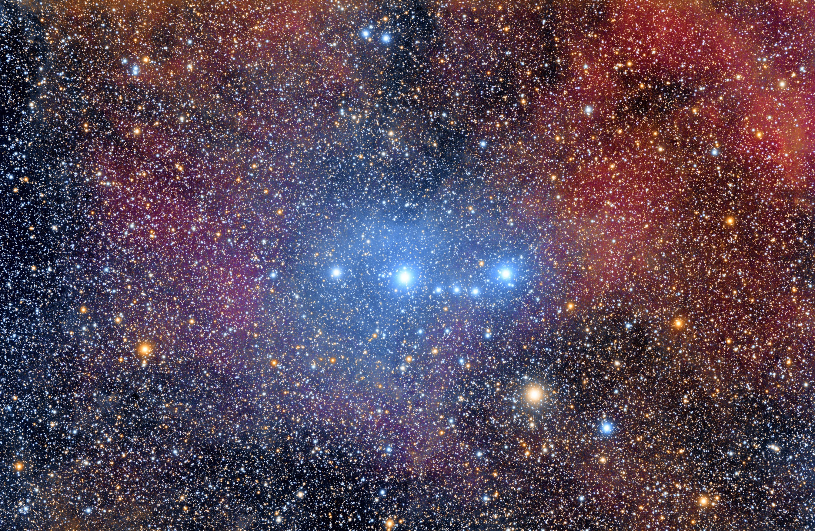 Sh2-264 Nebula with Stars HD Wallpaper
