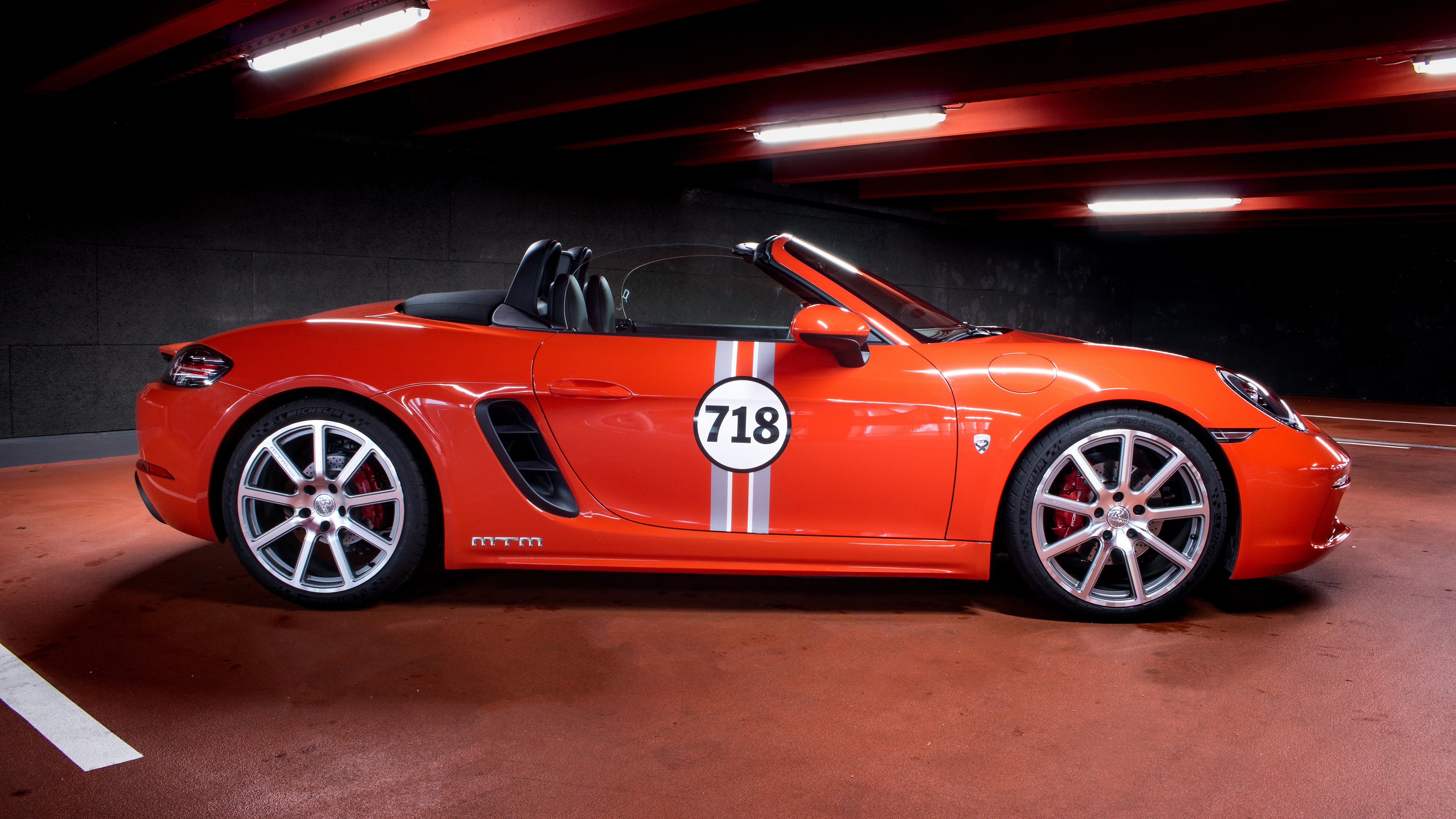 2017 MTM 718 Boxster Porsche Roadster HD Wallpaper