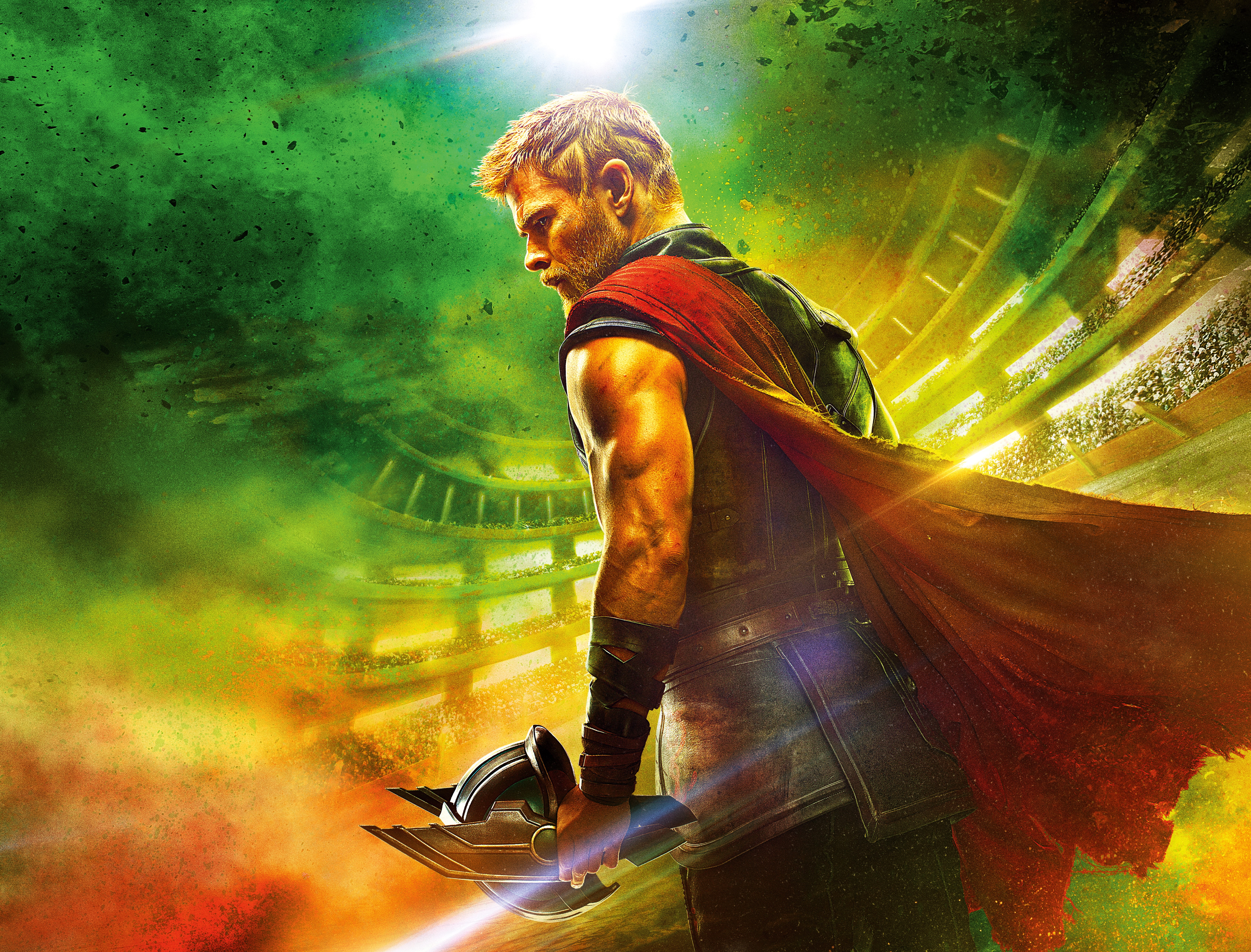Chris Hemsworth as Thor from Thor: Ragnarok HD Wallpaper
