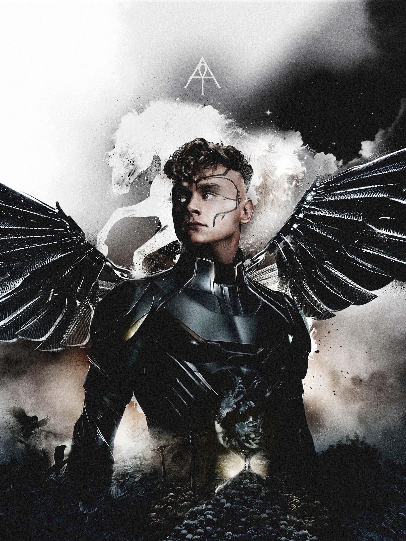 Archangel from X-Men: Apocalypse HD Phone Wallpaper