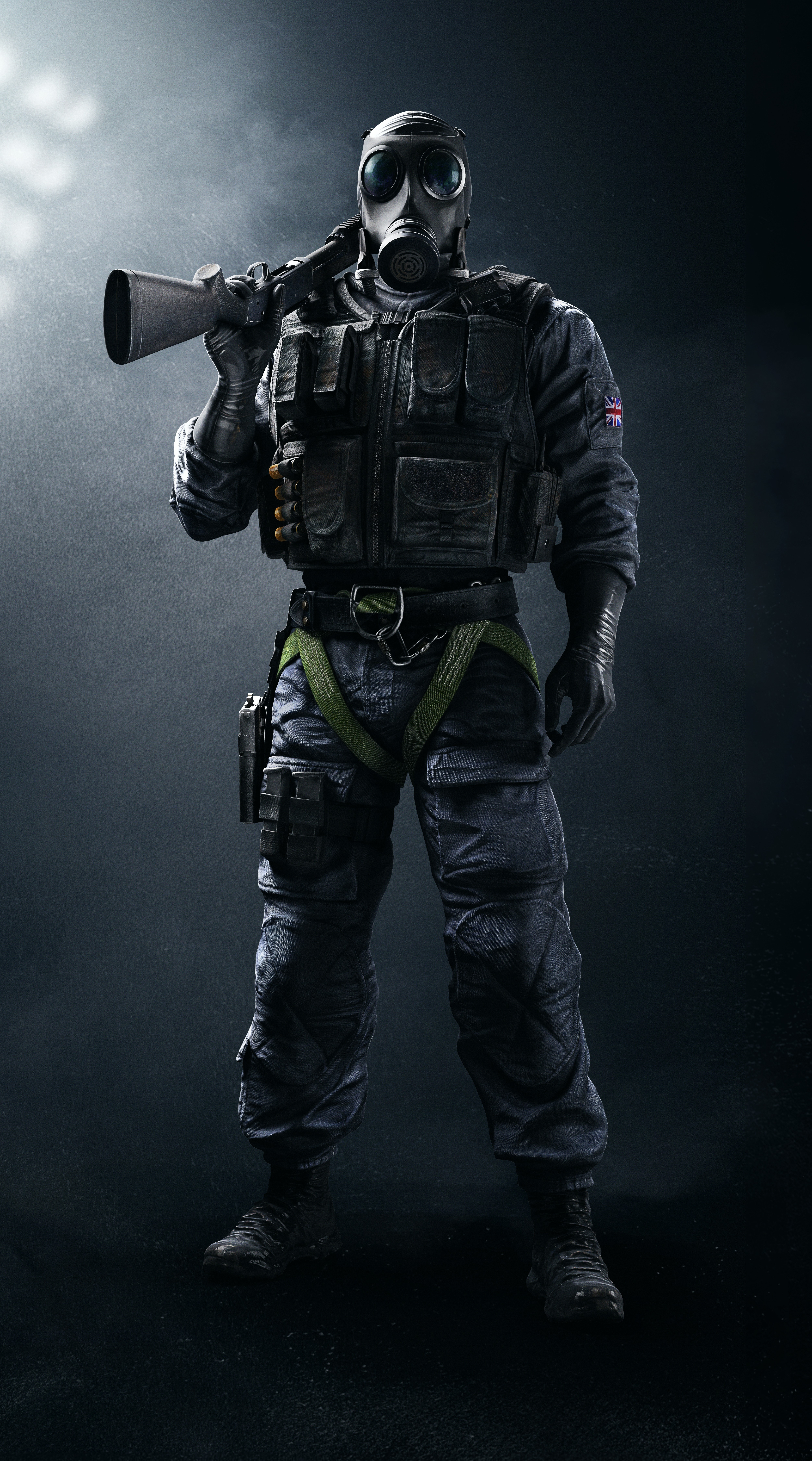SAS Smoke from Tom Clancy's Rainbow Six Siege HD Phone Wallpaper