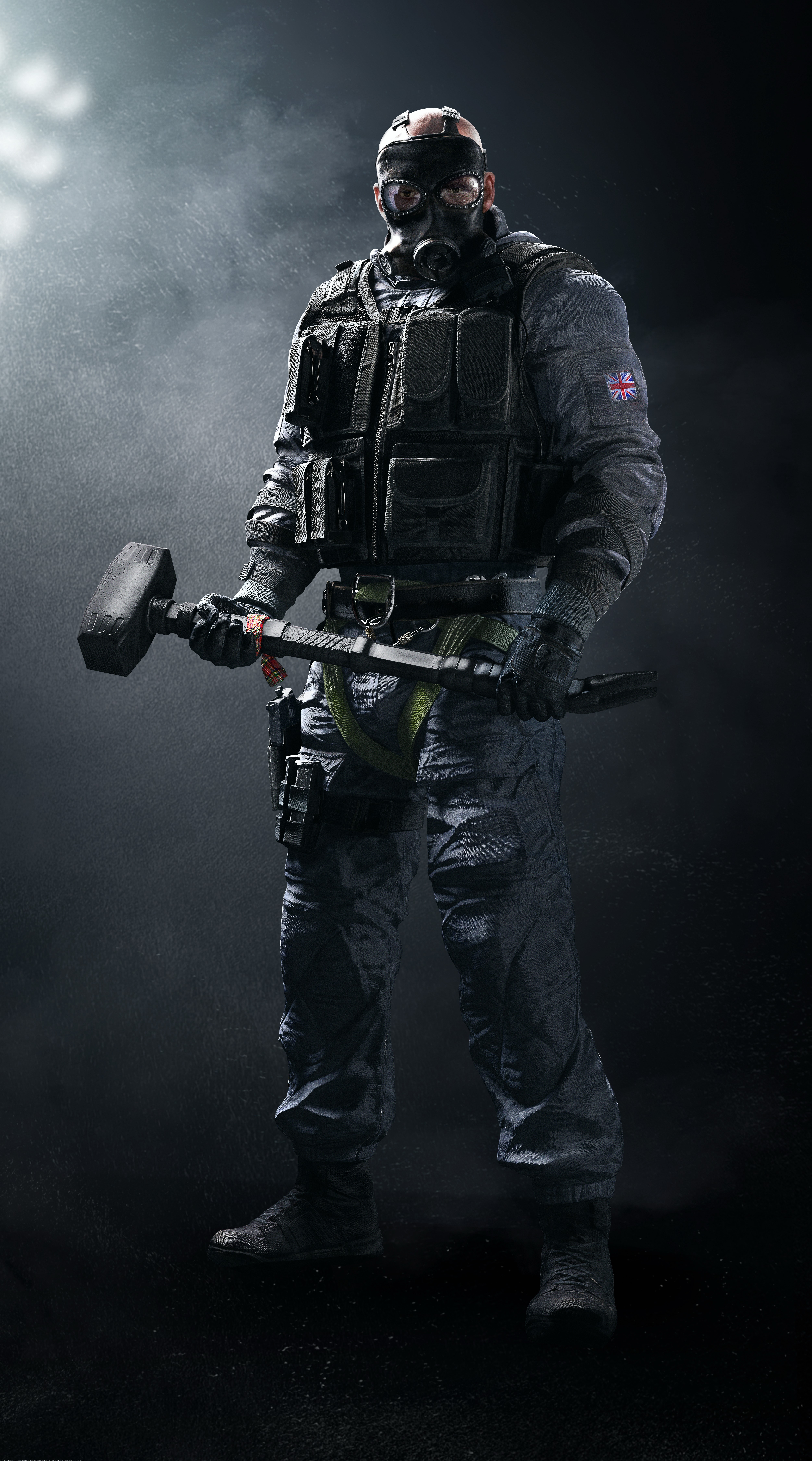SAS Sledge from Tom Clancy's Rainbow Six Siege HD Phone Wallpaper