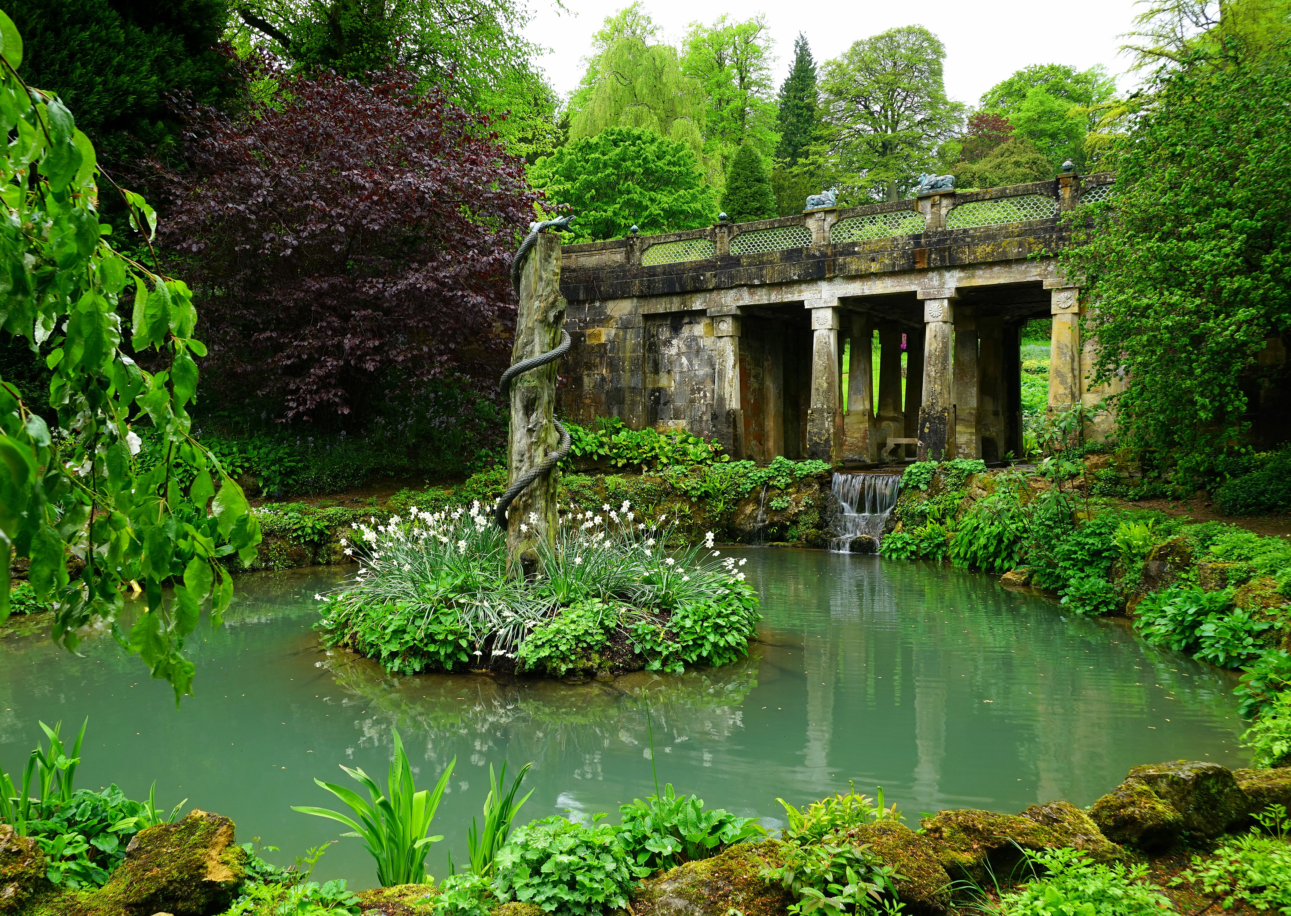 Indian Bridge Sezincote, United Kingdom HD Wallpaper