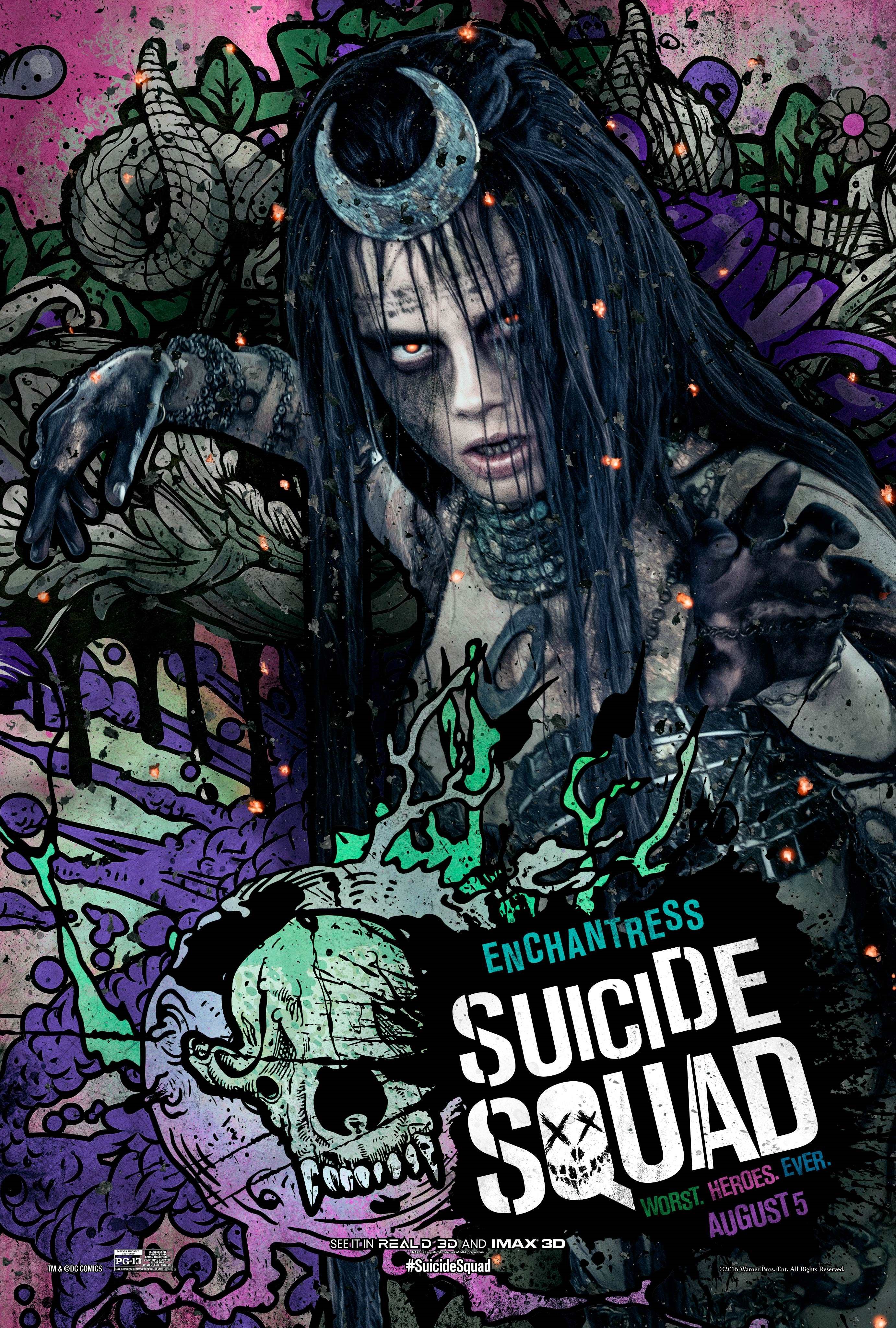 Enchantress from Suicide Squad HD Phone Wallpaper