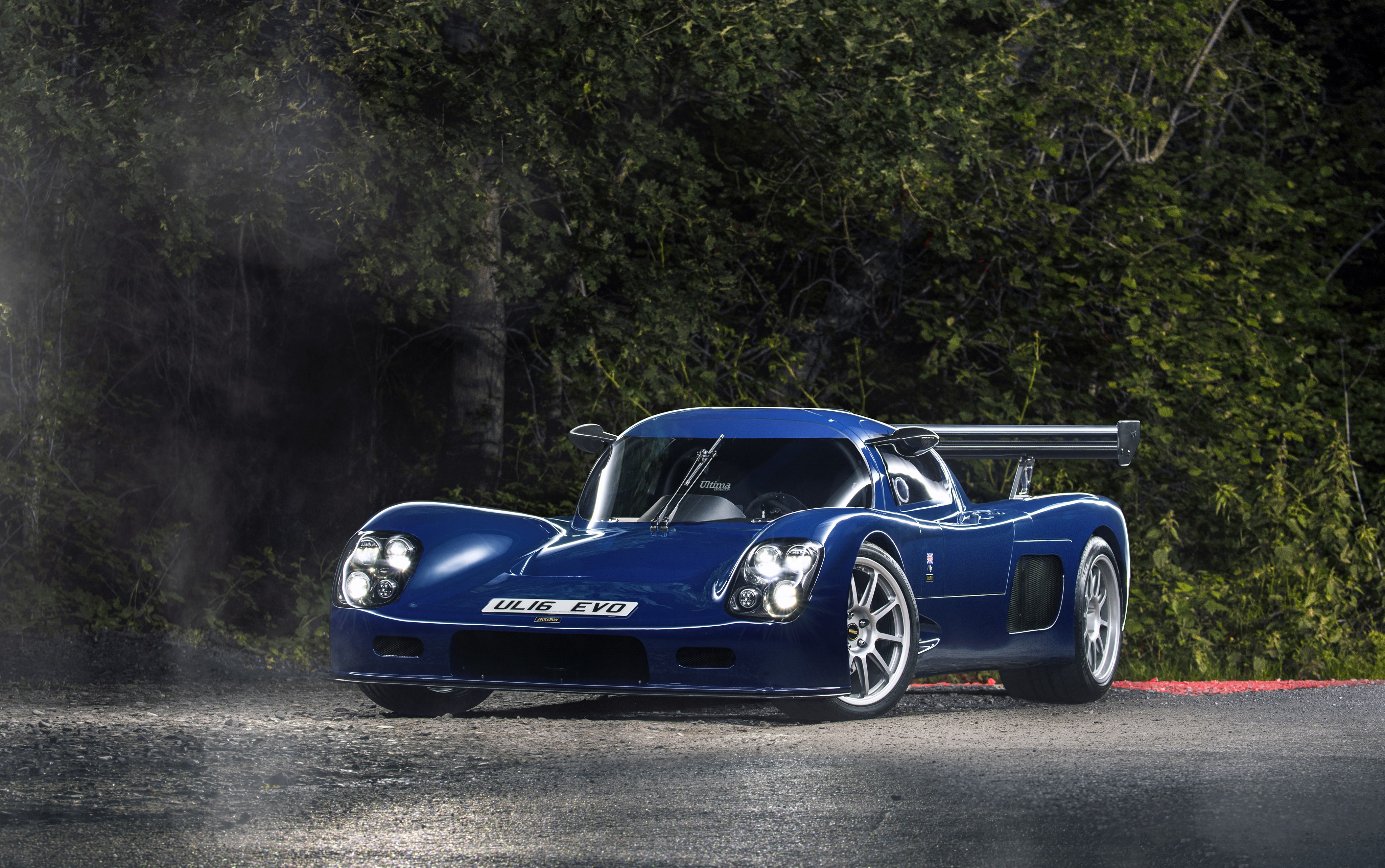 Blue 2015-17 Ultima Evolution Coupe HD Wallpaper
