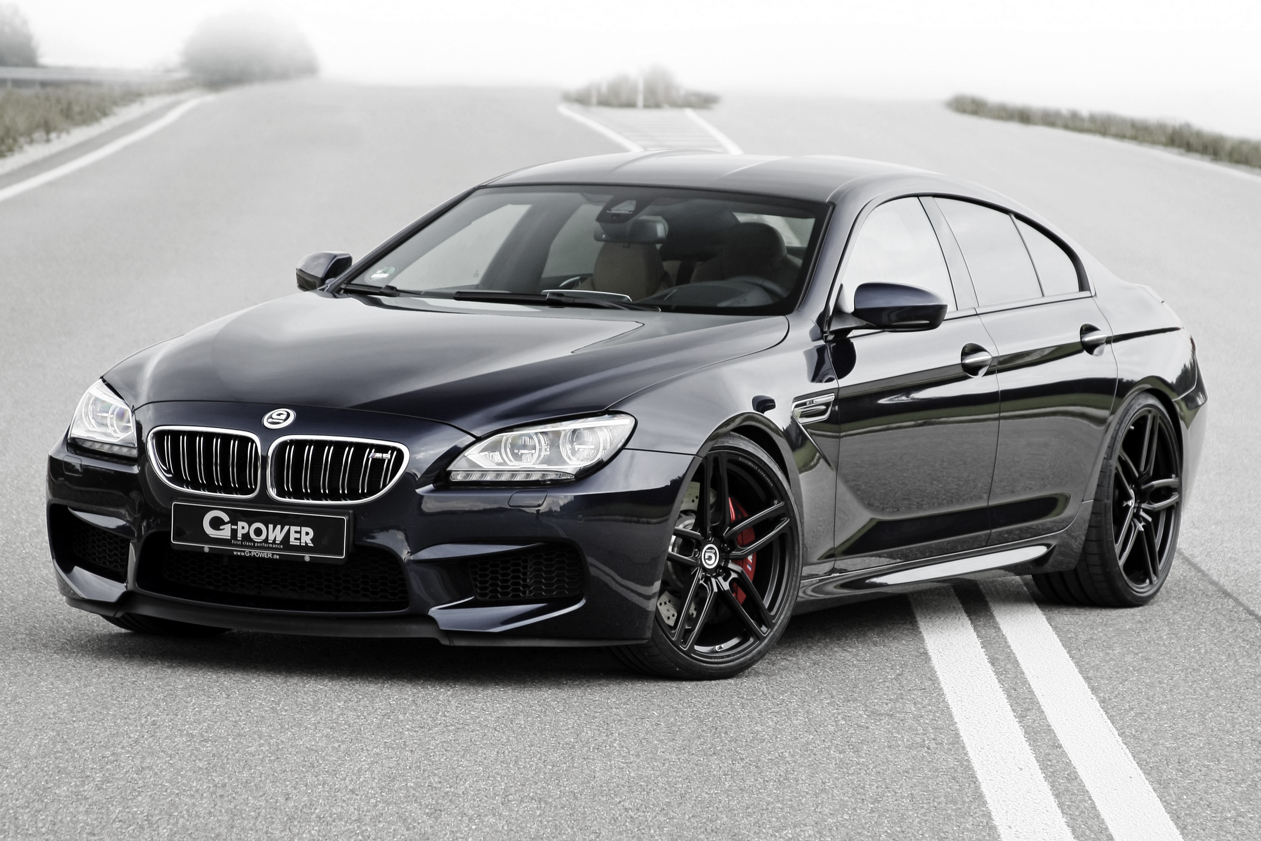 4K G-POWER F06 BMW Black Metallic Coupe HD Wallpaper