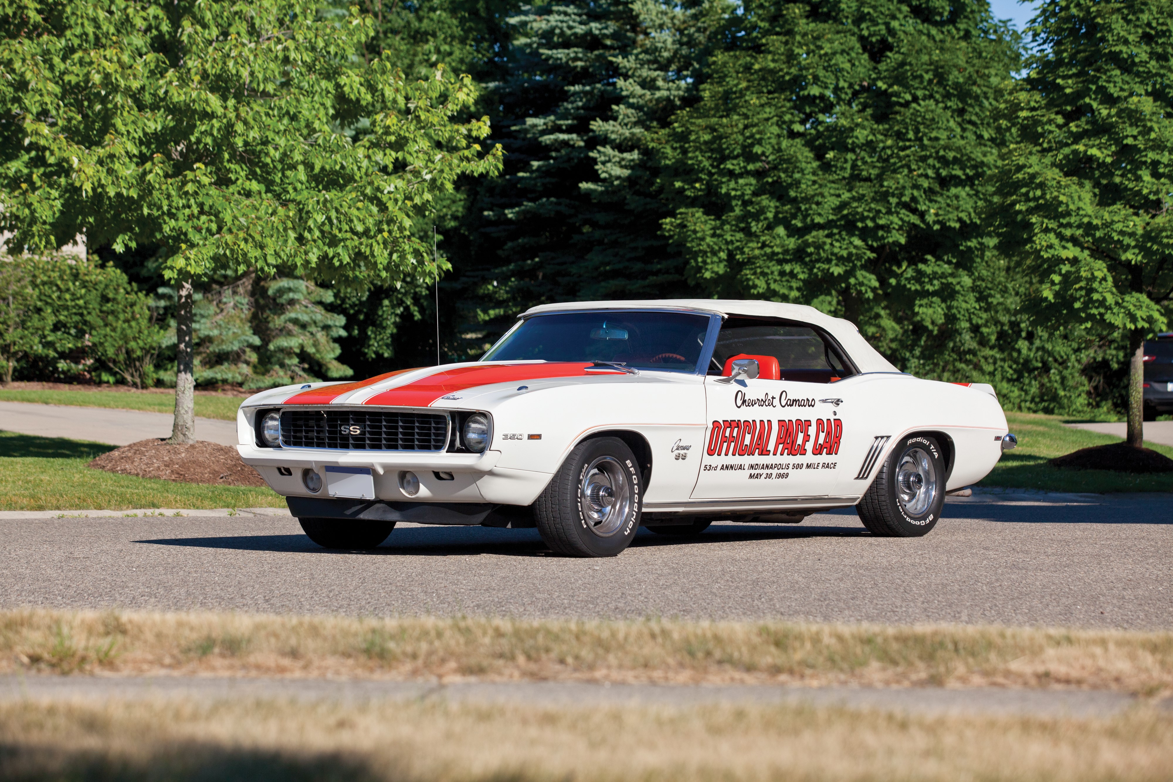 1969 Chevrolet Camaro RS-SS Indy 500 Pace Car Convertible HD Wallpaper