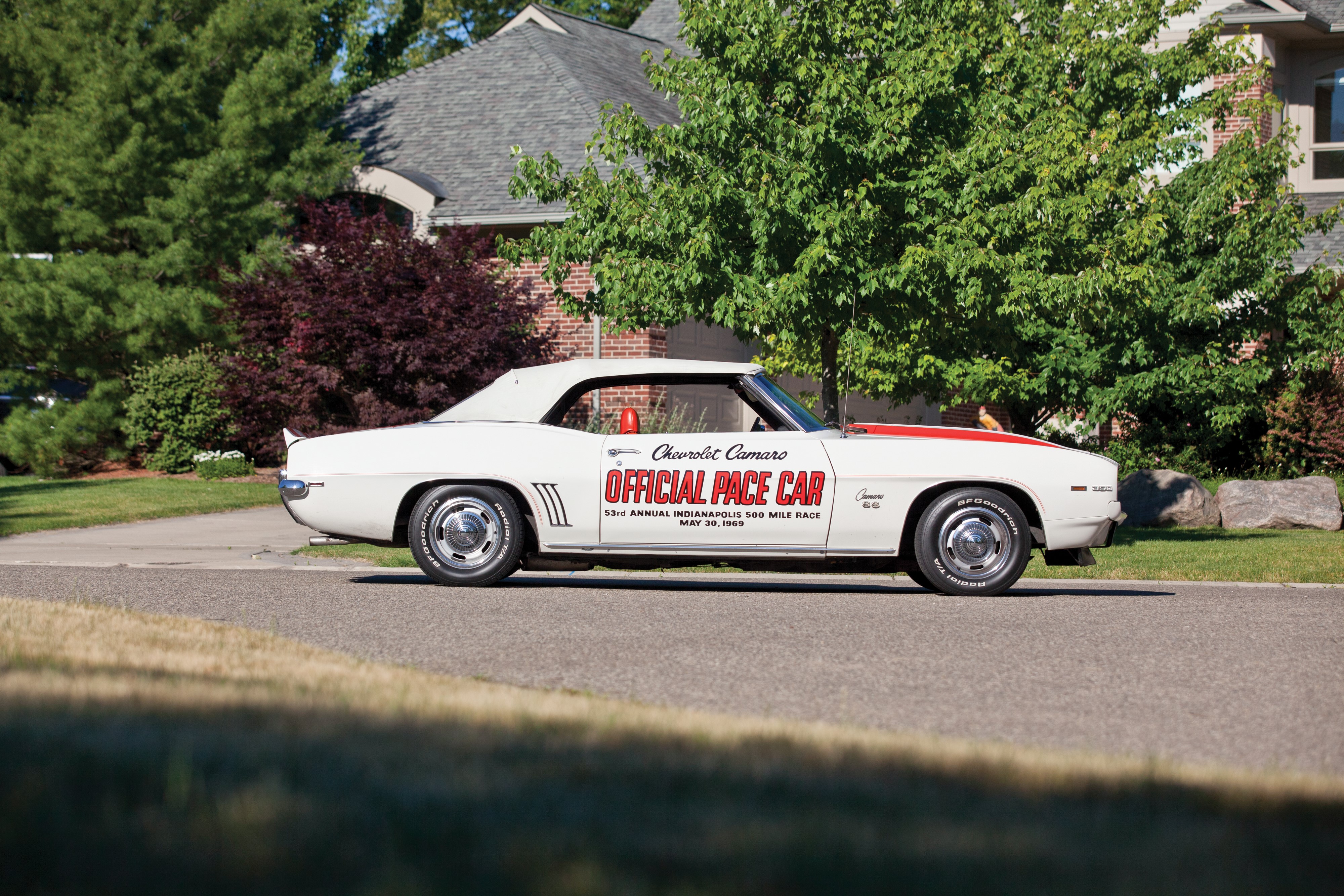 1969 Chevrolet Camaro RS-SS Indy 500 Pace Car Convertible HD Wallpaper