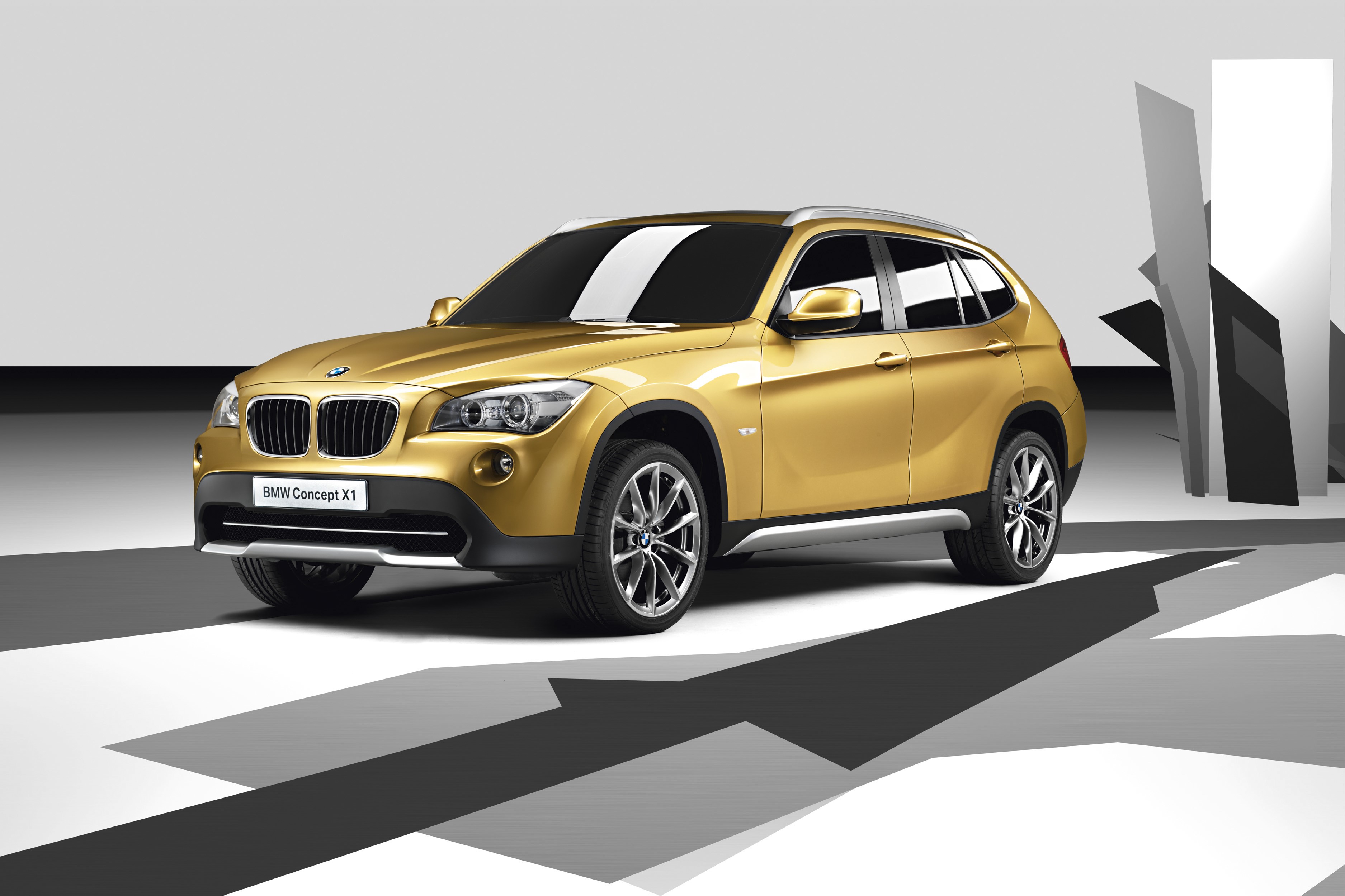 BMW Concept X1 gold crossover HD Wallpaper