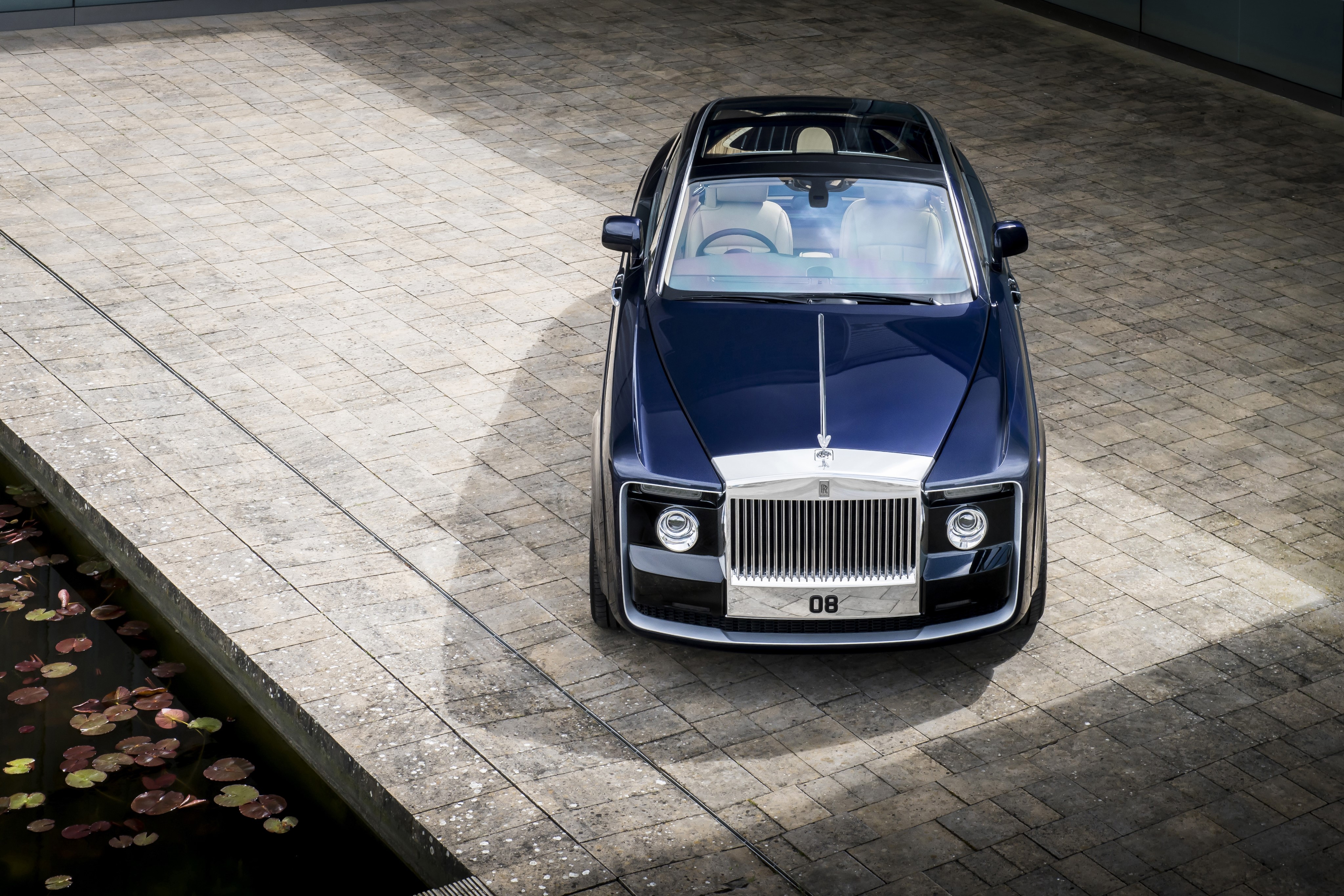 2017 Rolls-Royce Sweptail from above HD Wallpaper