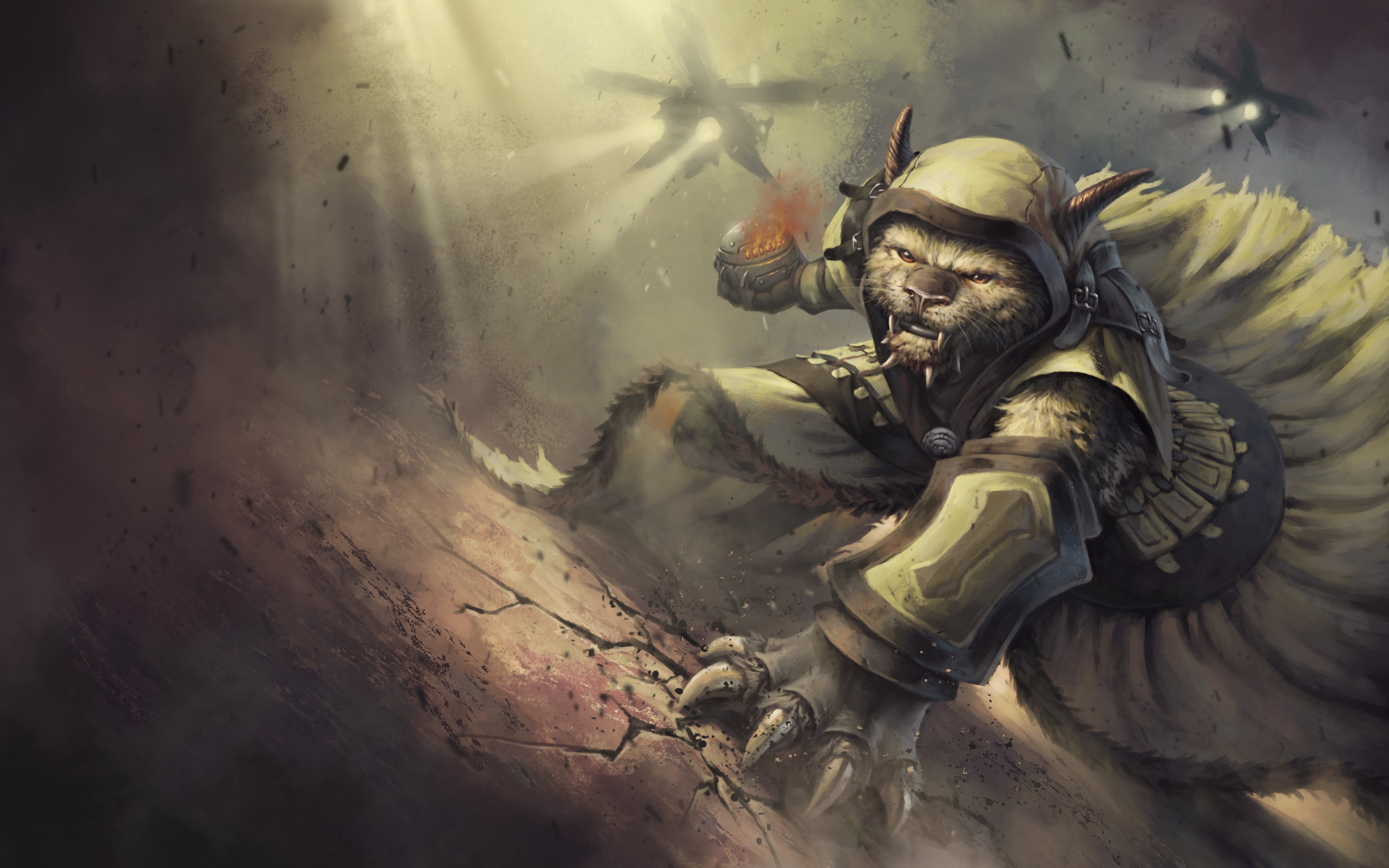 Warriors from Guild Wars 2 in battle HD Wallpaper