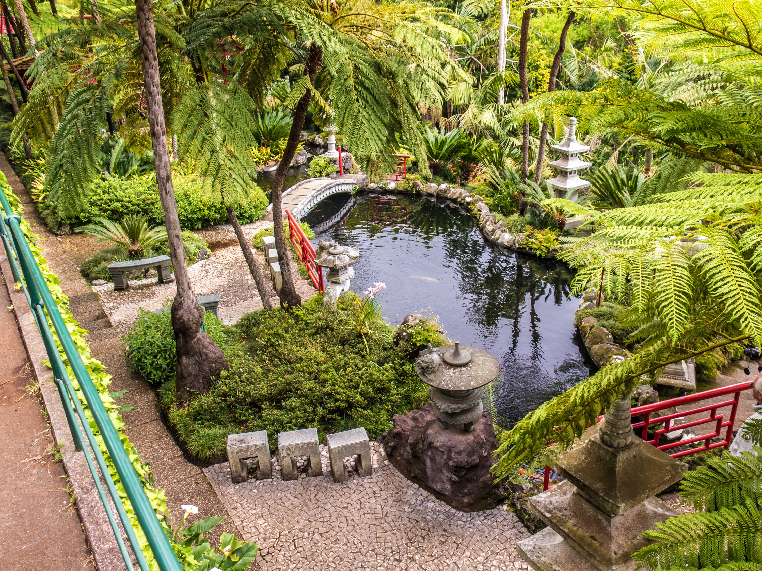 Monte Palace Tropical Garden, Funchal, Madeira, Portugal HD Wallpaper