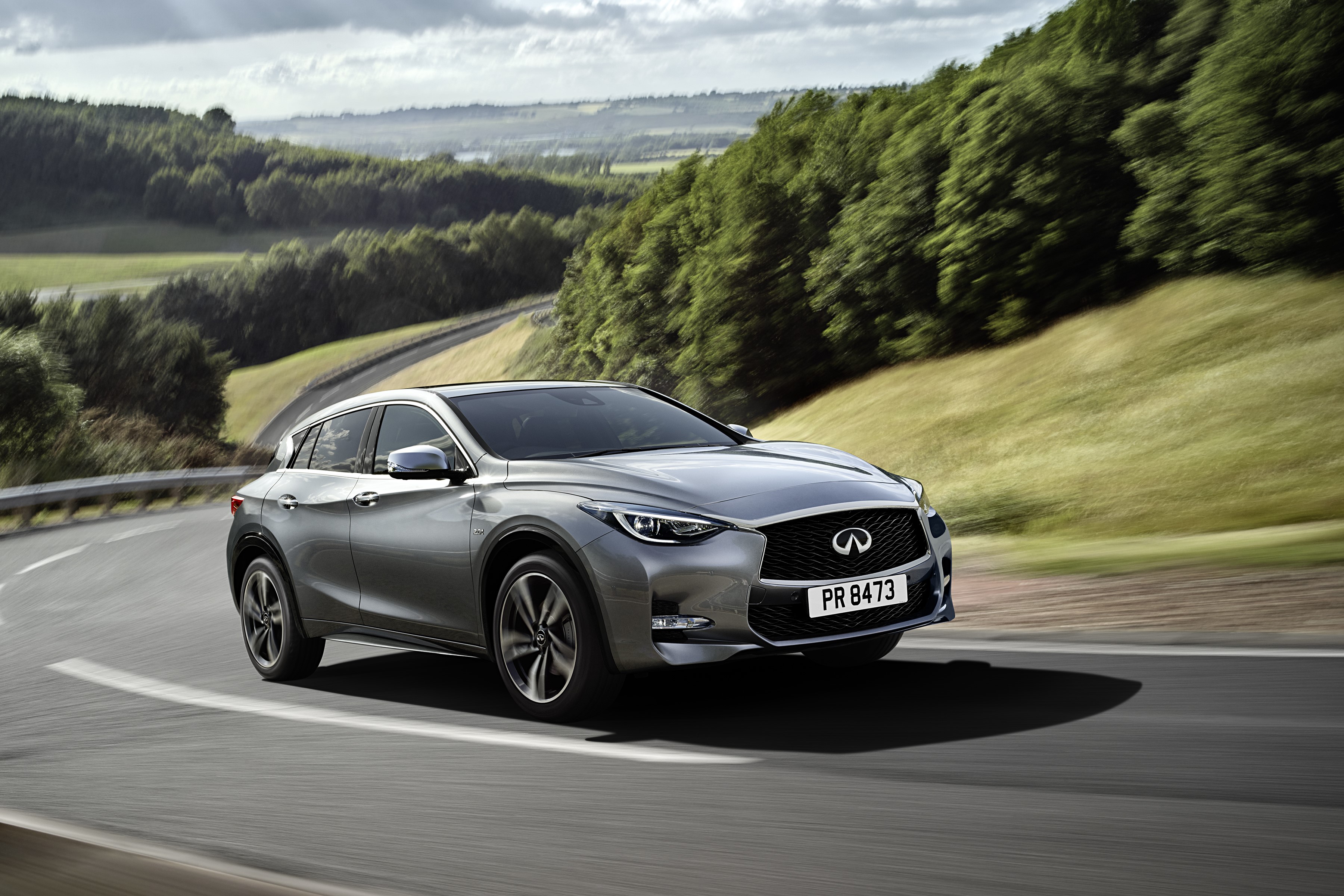 Infiniti Q30 Crossover in Motion HD Wallpaper