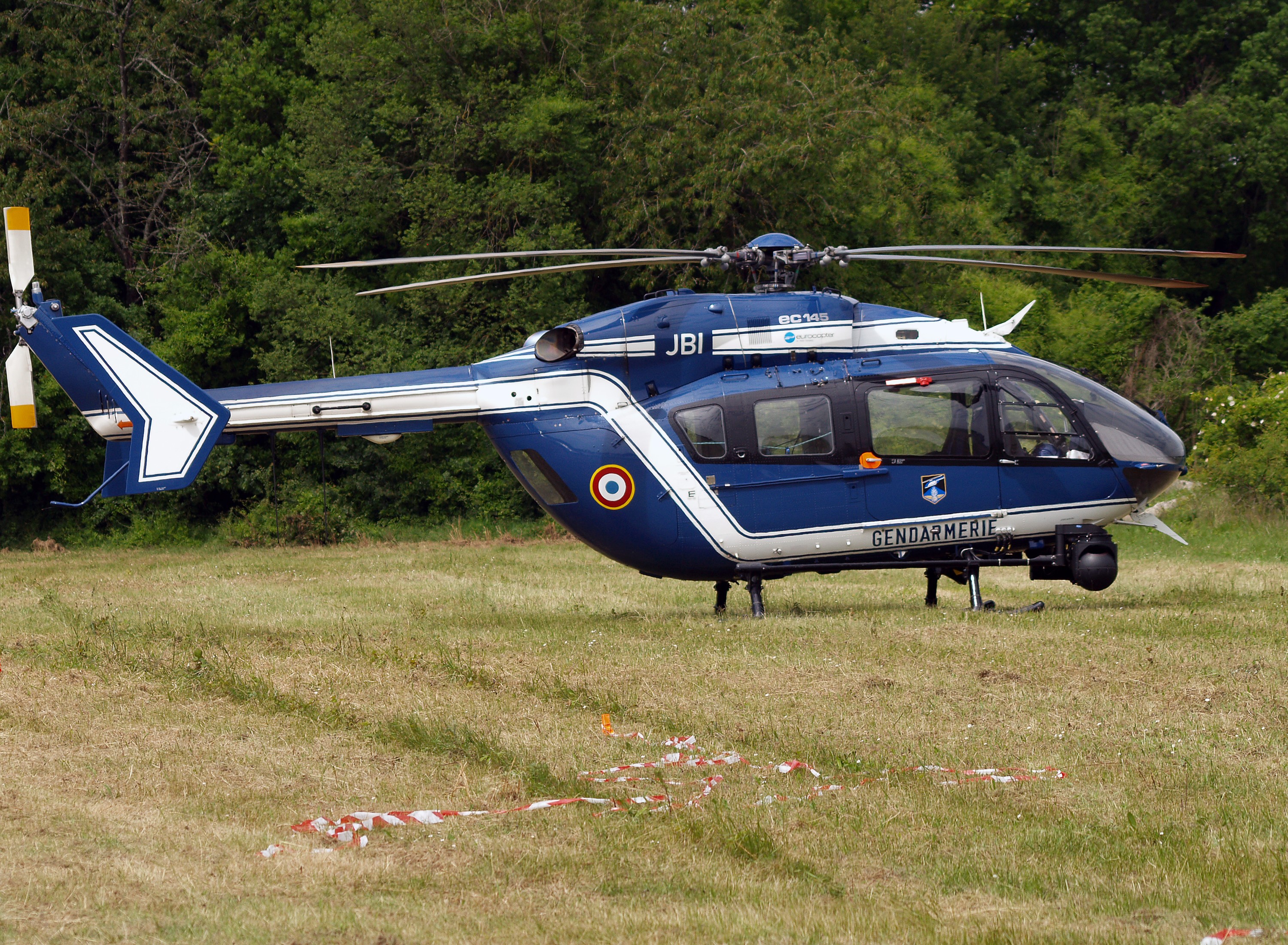 EC-145 B - F-MJBI Gendarmerie Helicopter HD Wallpaper