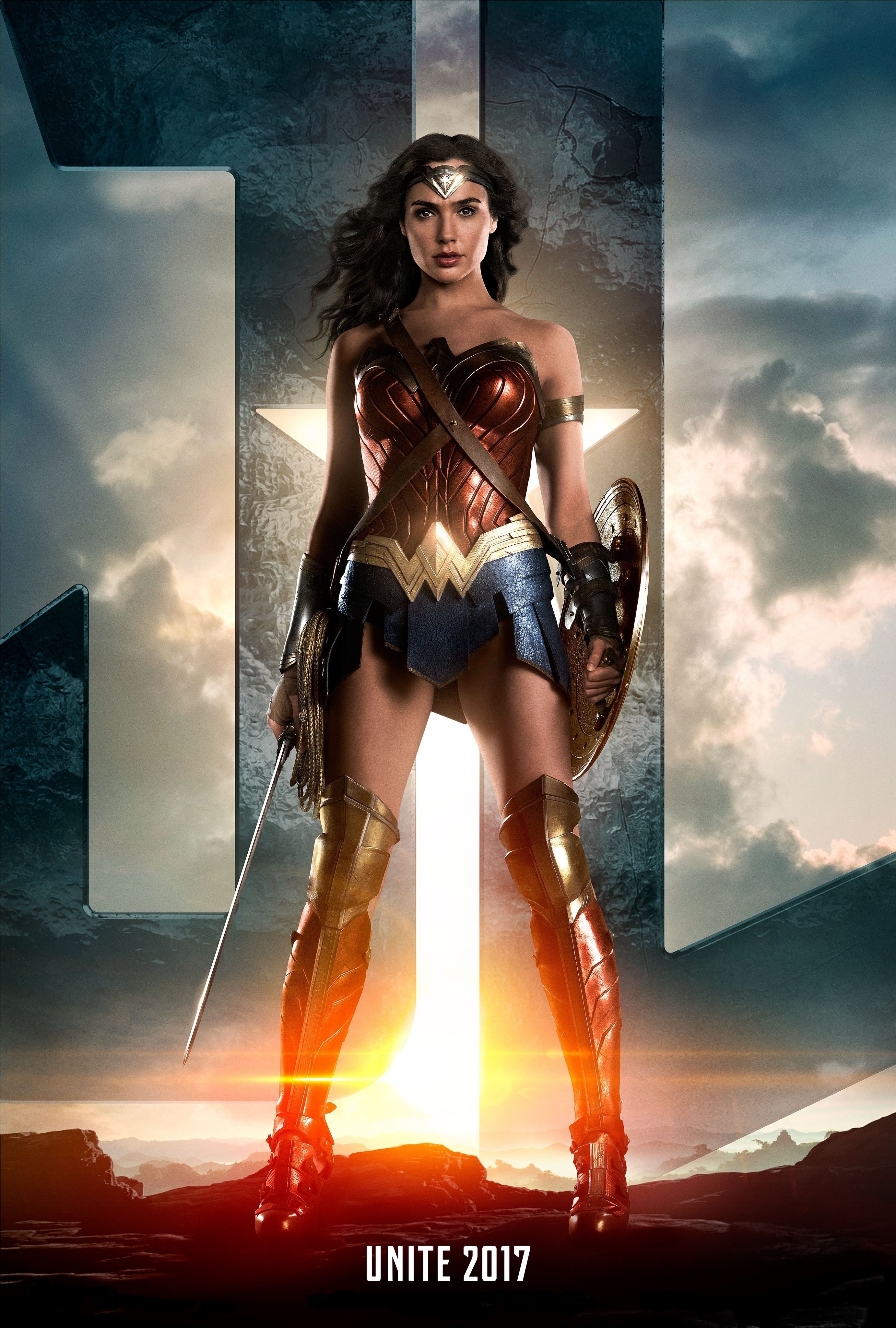 Wonder Woman from Justice League (2017) HD Phone Wallpaper