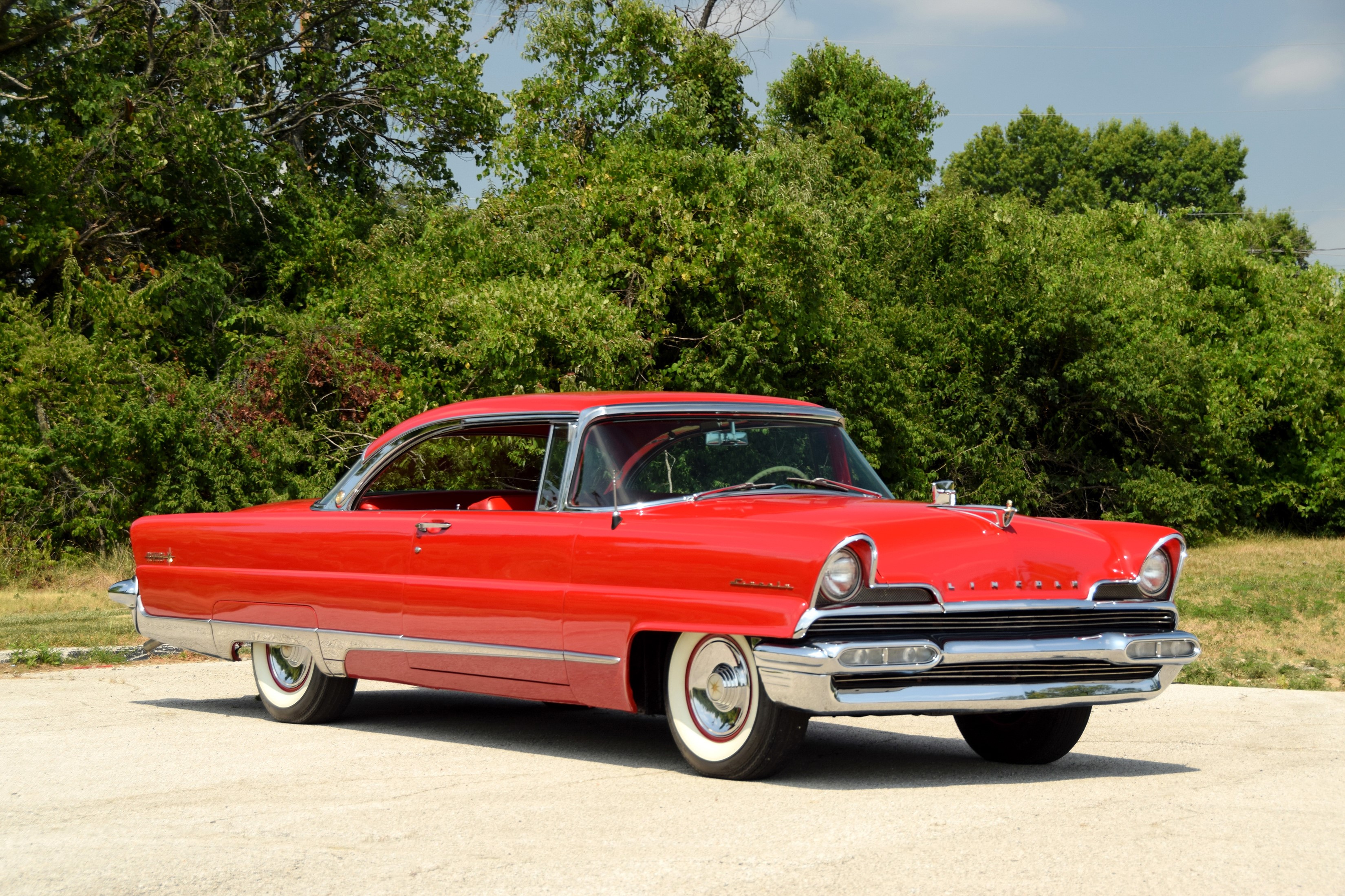 1956 Lincoln Premiere Hardtop Coupe HD Wallpaper