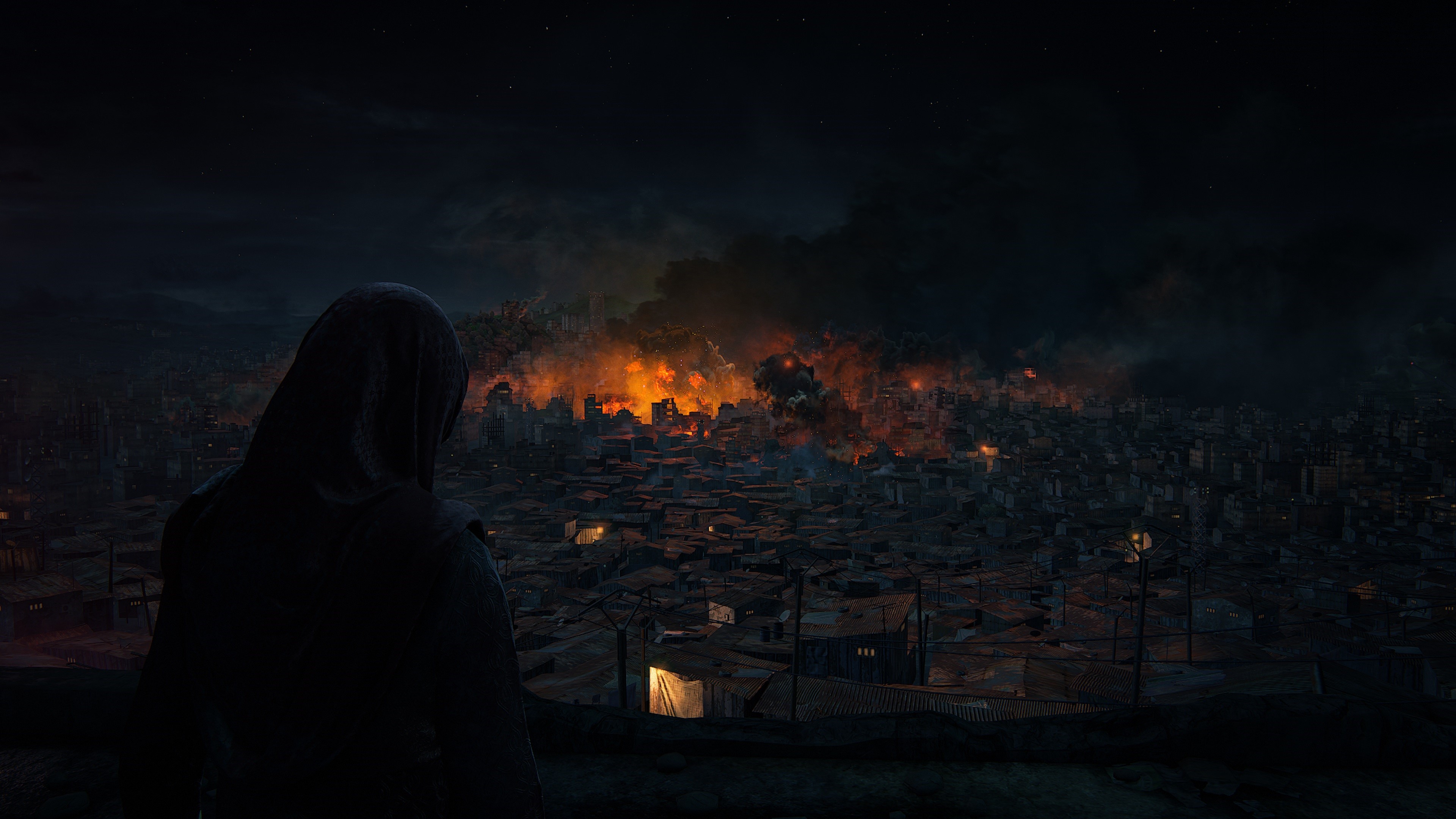 4K Uncharted: The Lost Legacy Night Scene HD Wallpaper