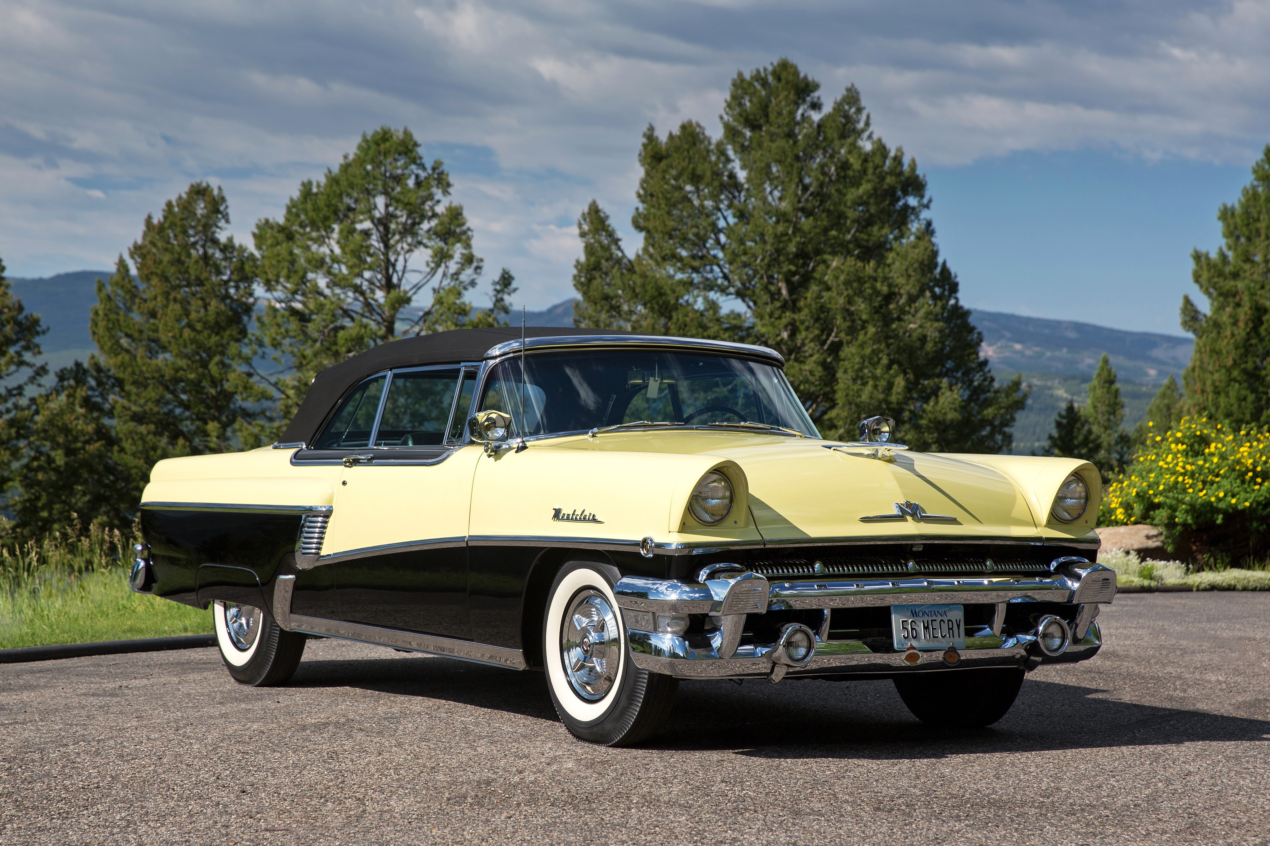1956 Mercury Montclair Convertible HD Wallpaper