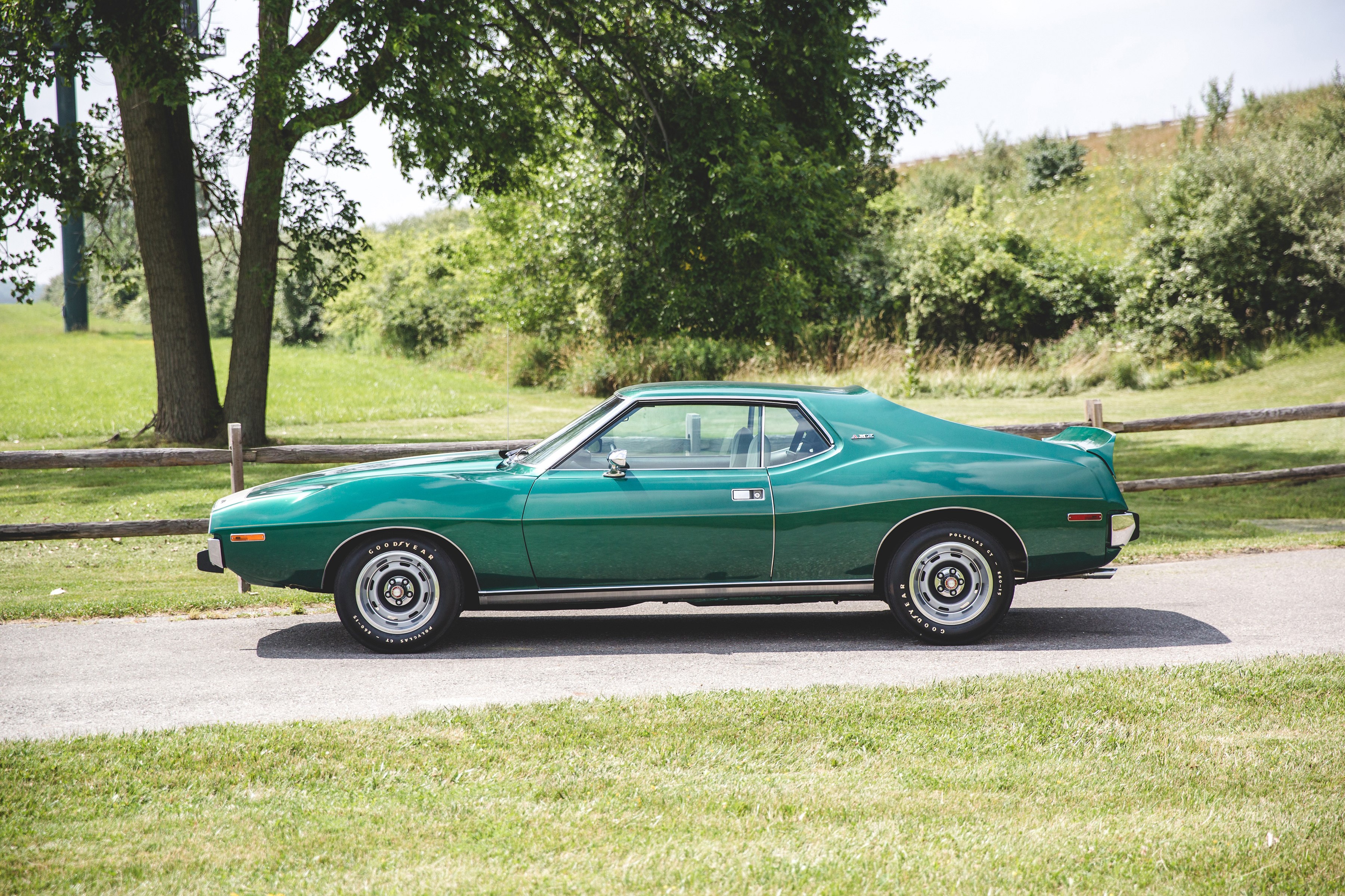 1974 AMC Javelin AMX side view HD Wallpaper