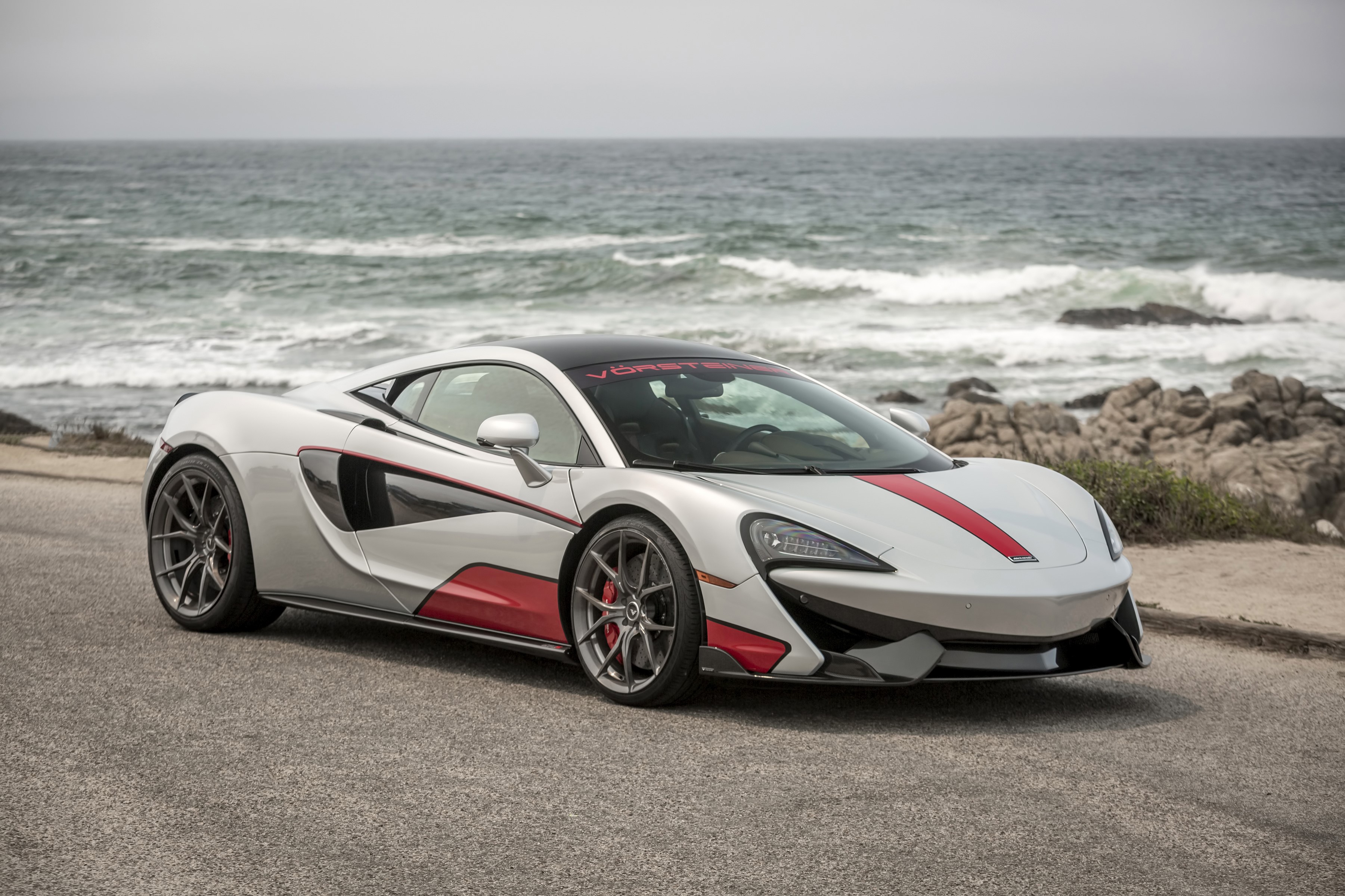 2016 Vorsteiner 570-VX McLaren on a Coastal Road HD Wallpaper