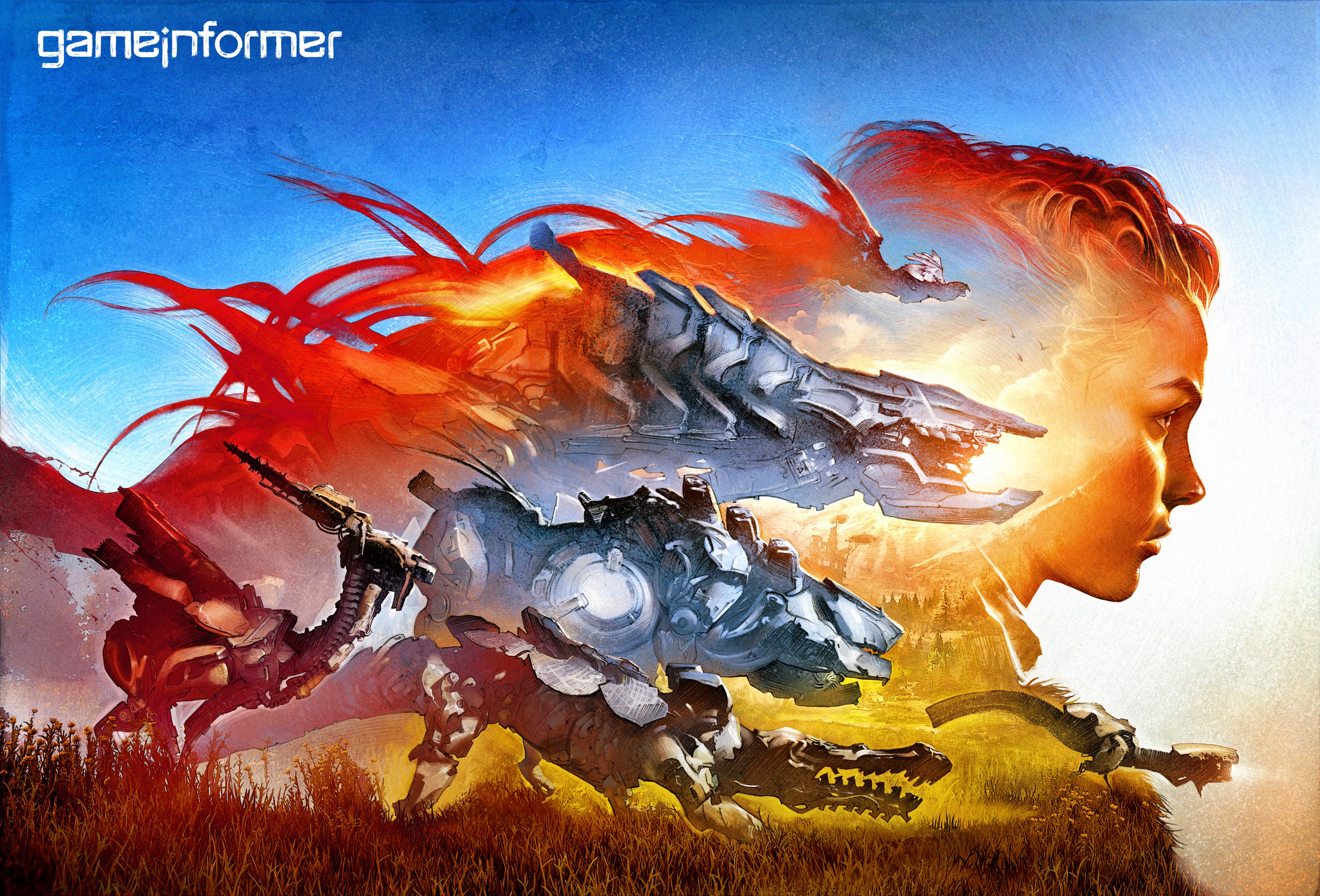 4K Horizon: Zero Dawn Aloy and Warriors HD Wallpaper