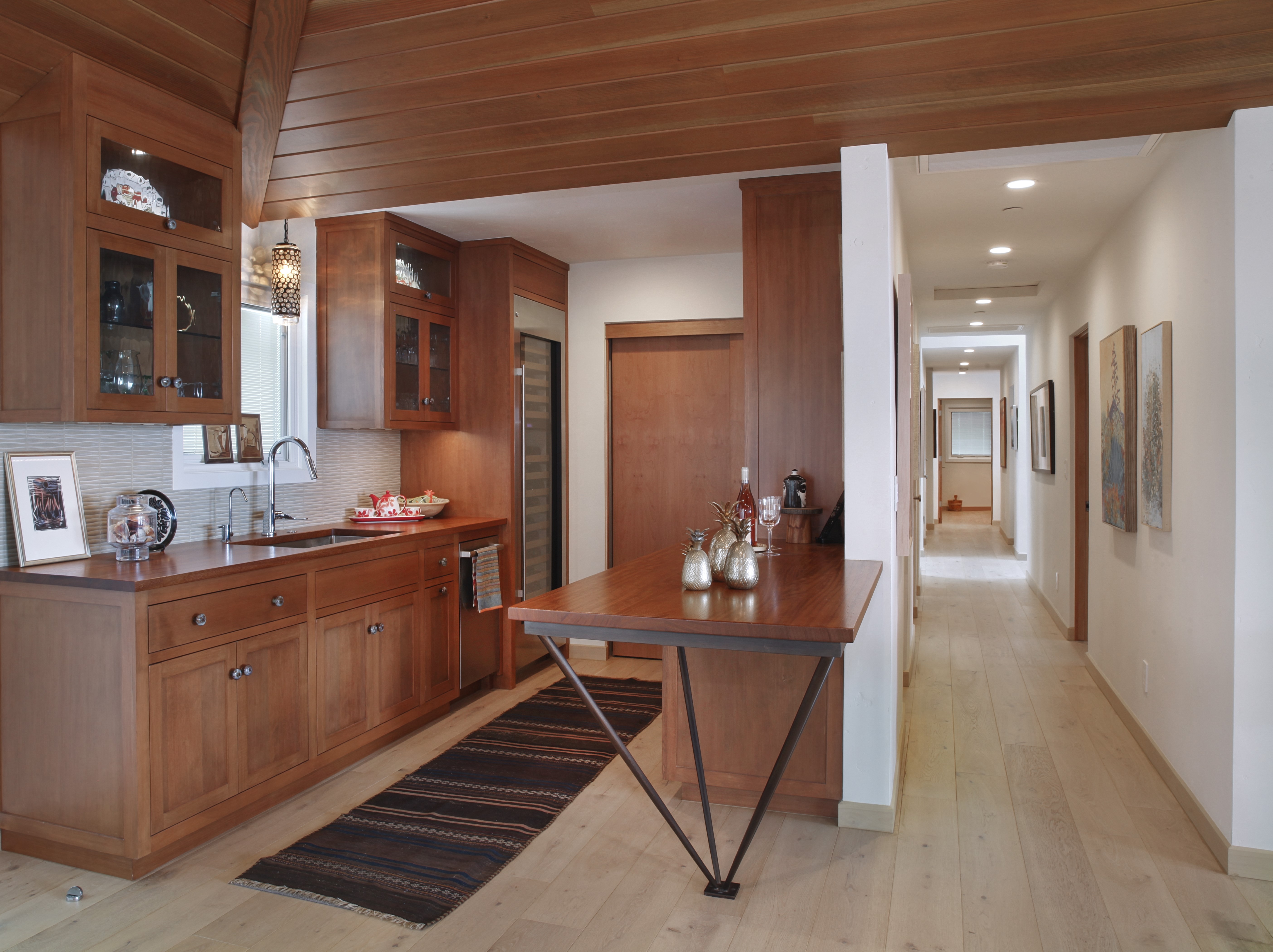 Interior Design Kitchen with Table HD Wallpaper