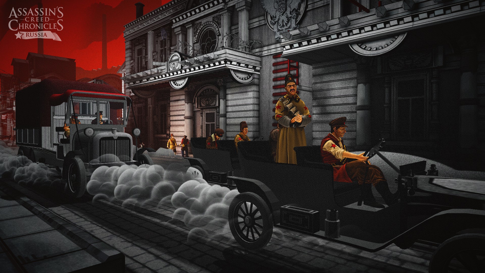 Assassin's Creed Chronicles: Russia convoy HD Wallpaper