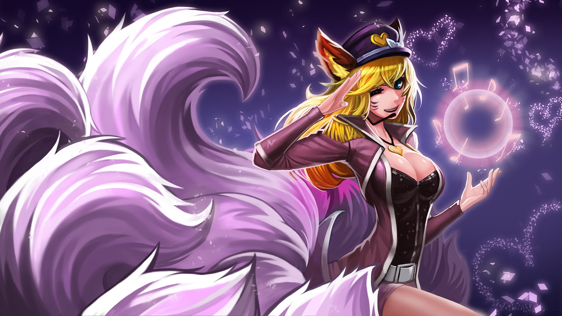 Ahri from League of Legends HD Wallpaper