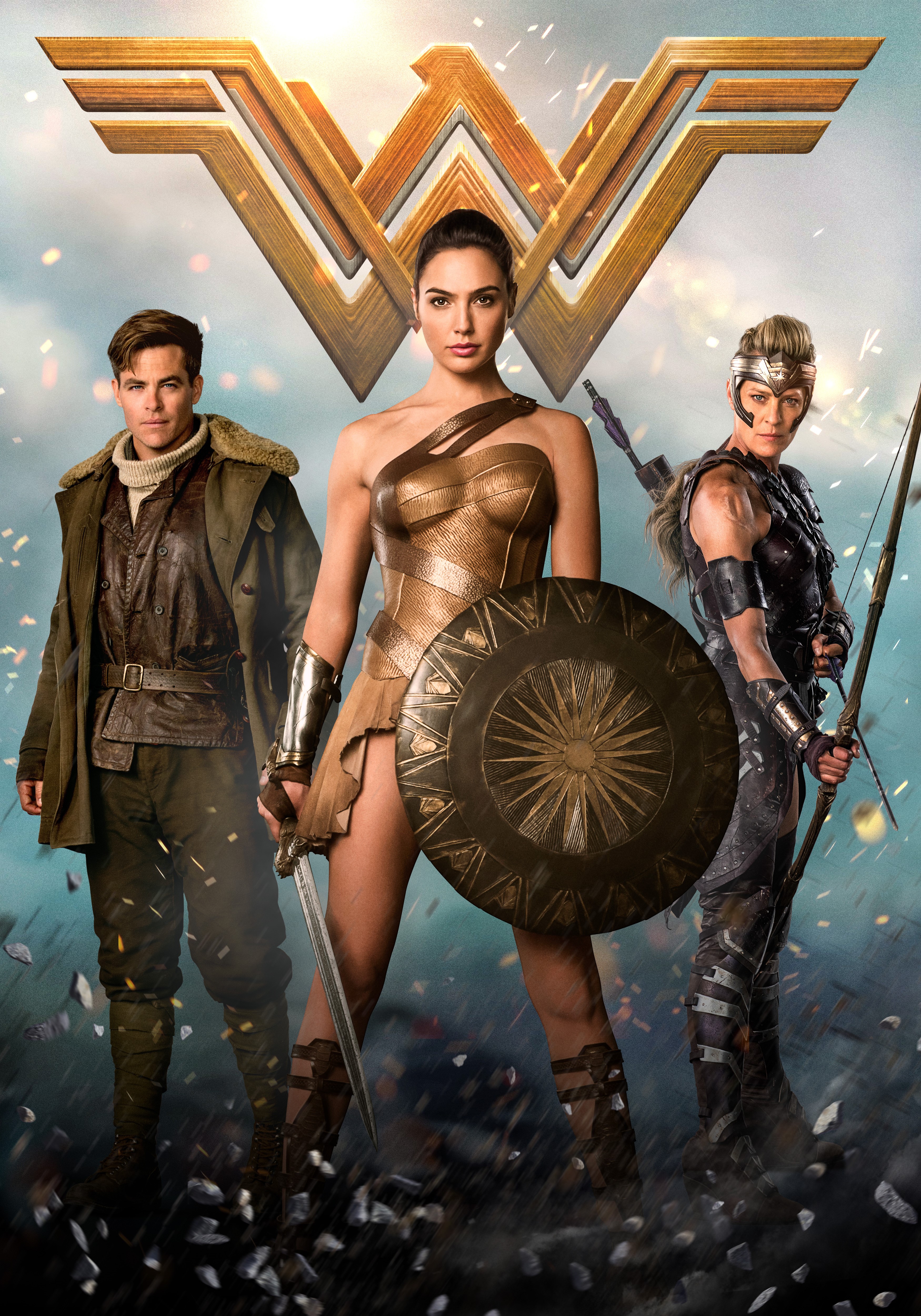 Wonder Woman and Allies from Wonder Woman (2017) HD Phone Wallpaper
