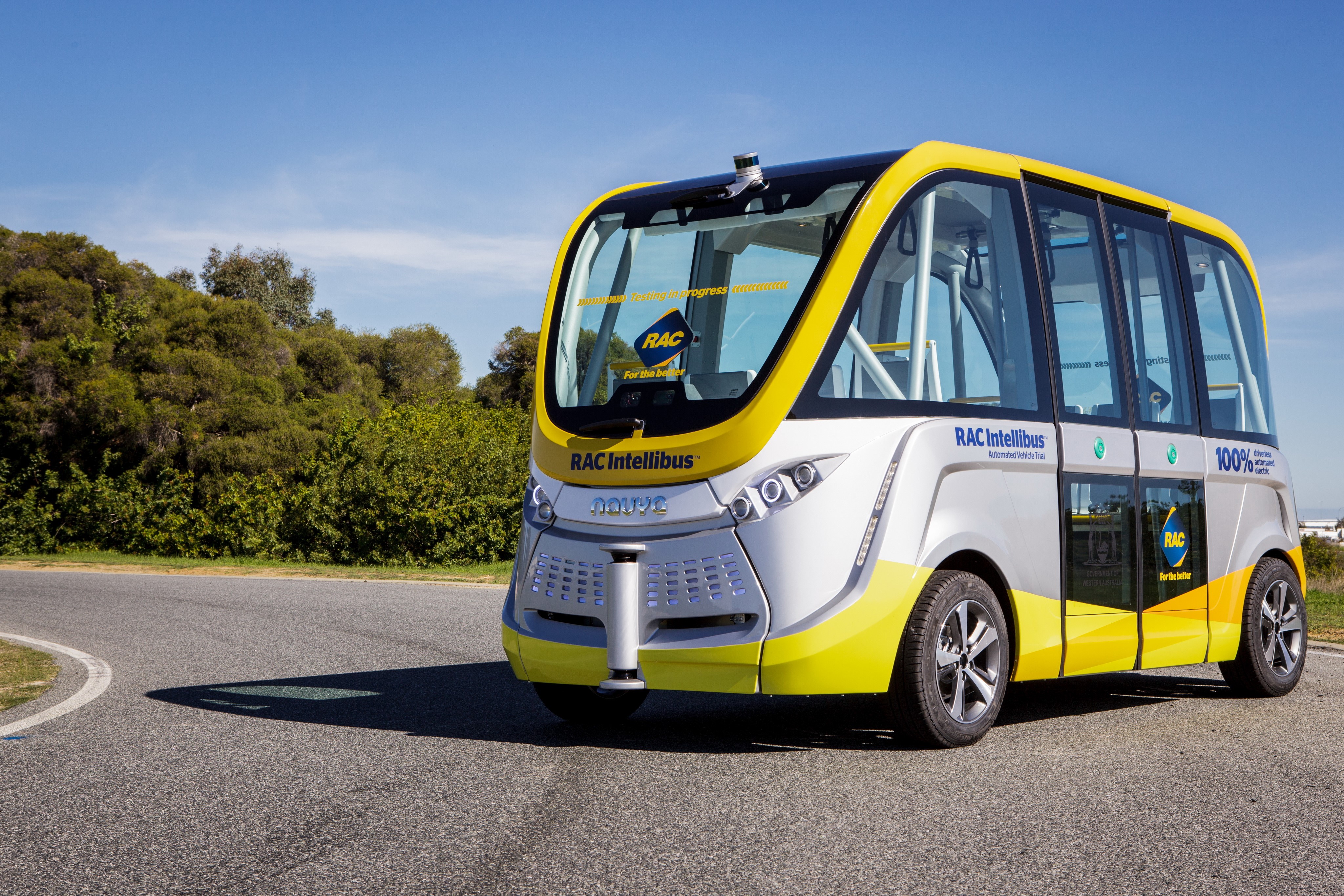 4K 2015-17 Navya Arma Autonomous Bus HD Wallpaper
