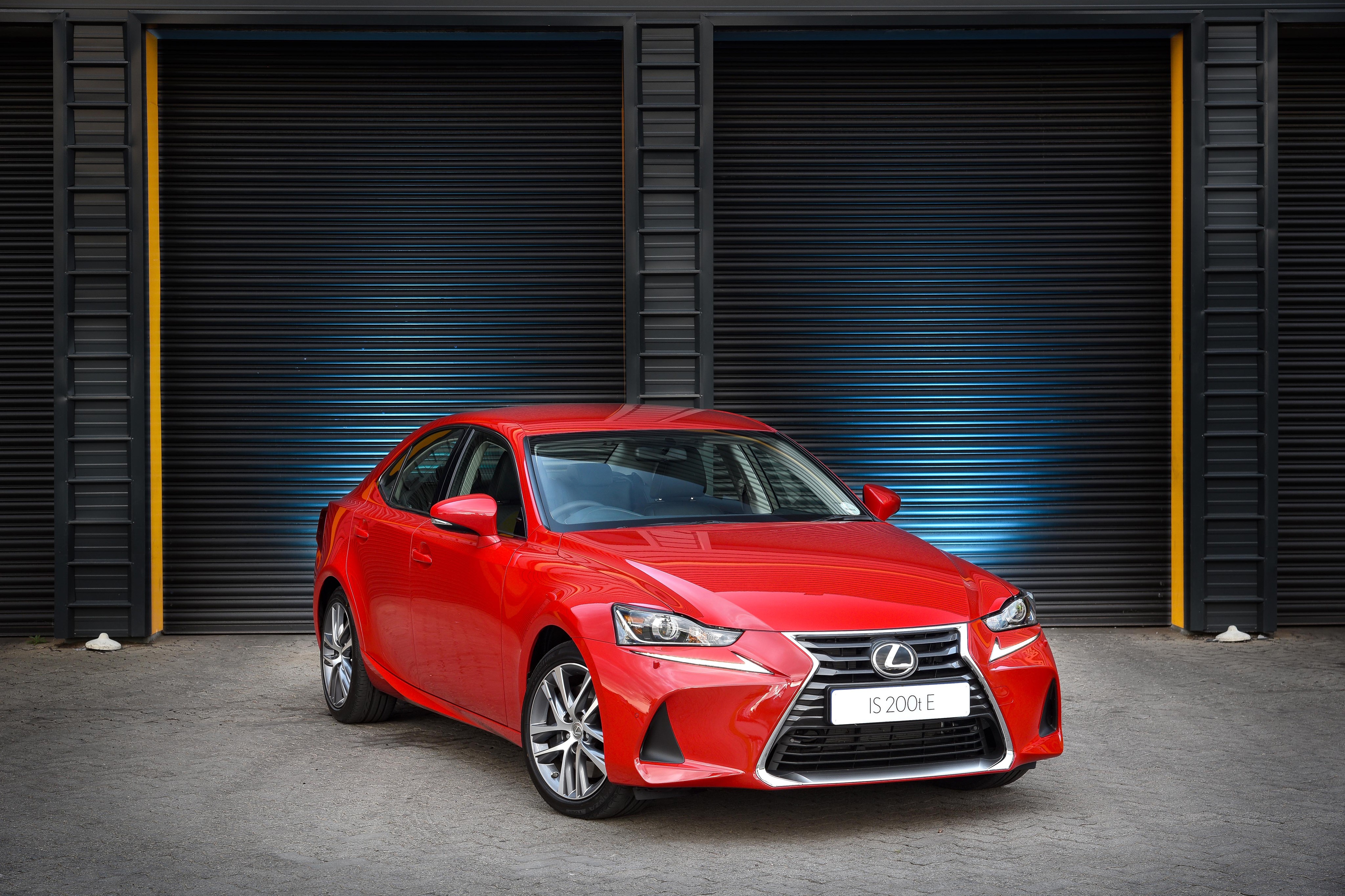 Red 2017 Lexus IS 200t HD Wallpaper