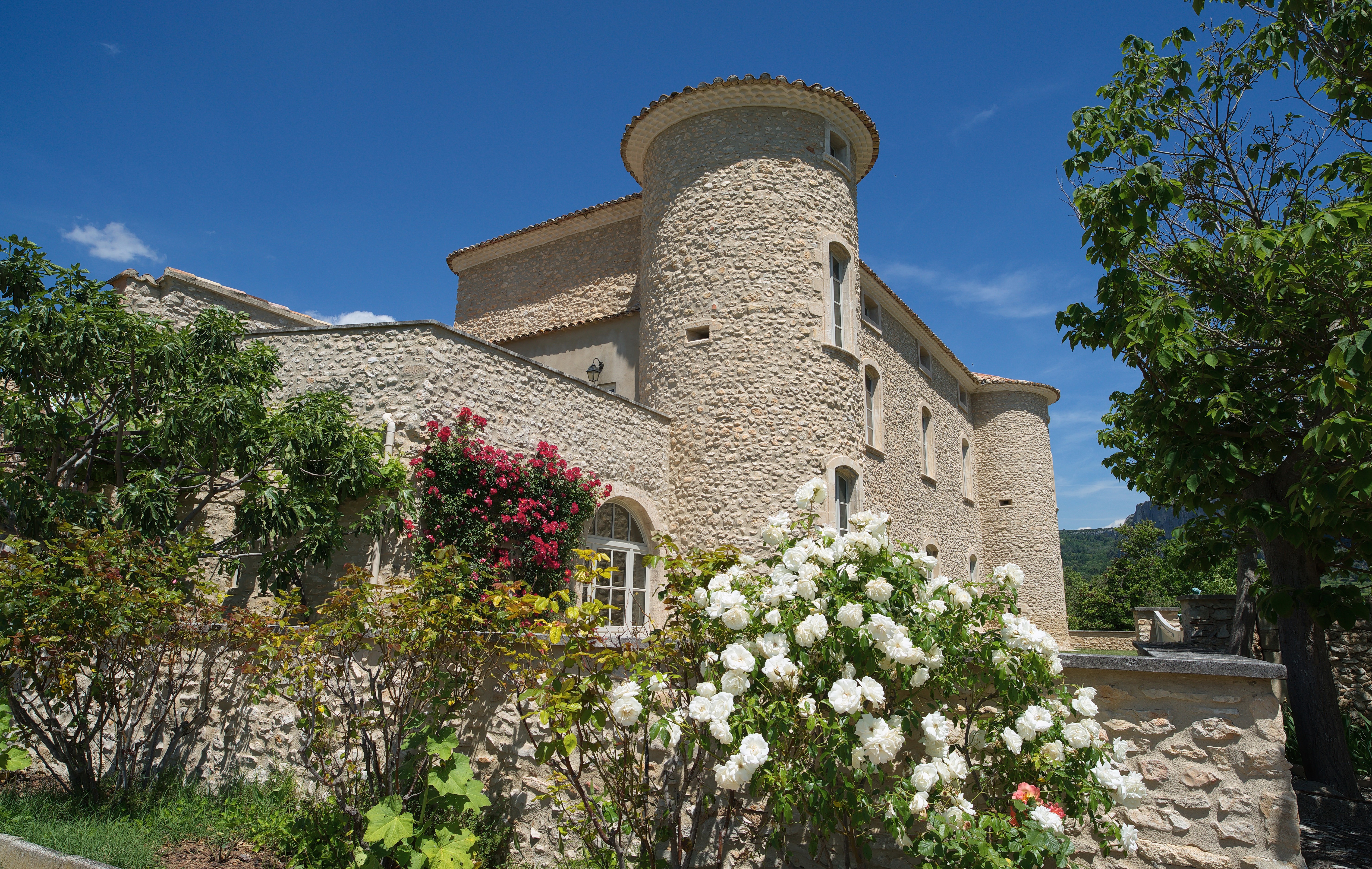 Murs Castle Vaucluse France HD Wallpaper