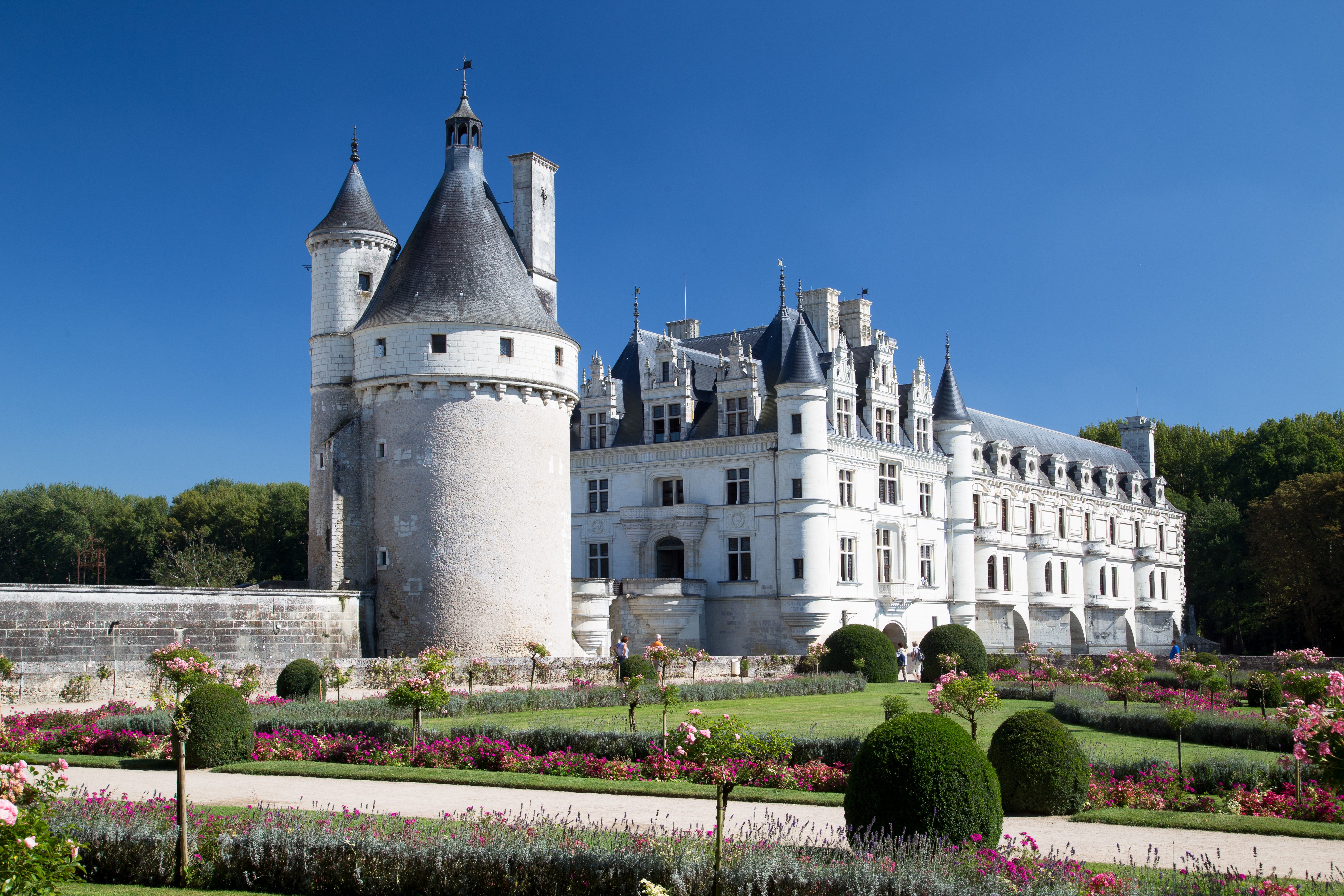 Chateau de Chenonceau, France HD Wallpaper