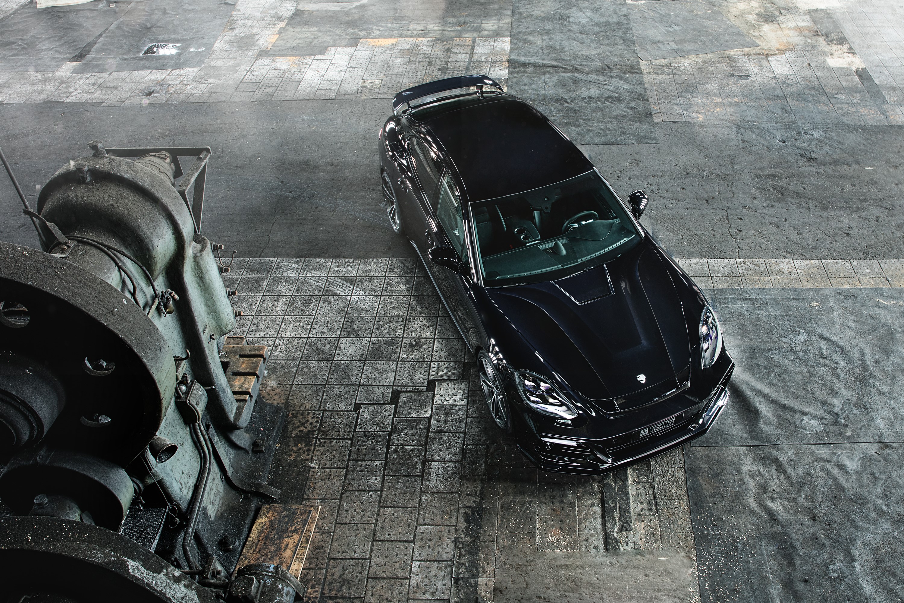 2017 TechArt Panamera Grand GT from above HD Wallpaper